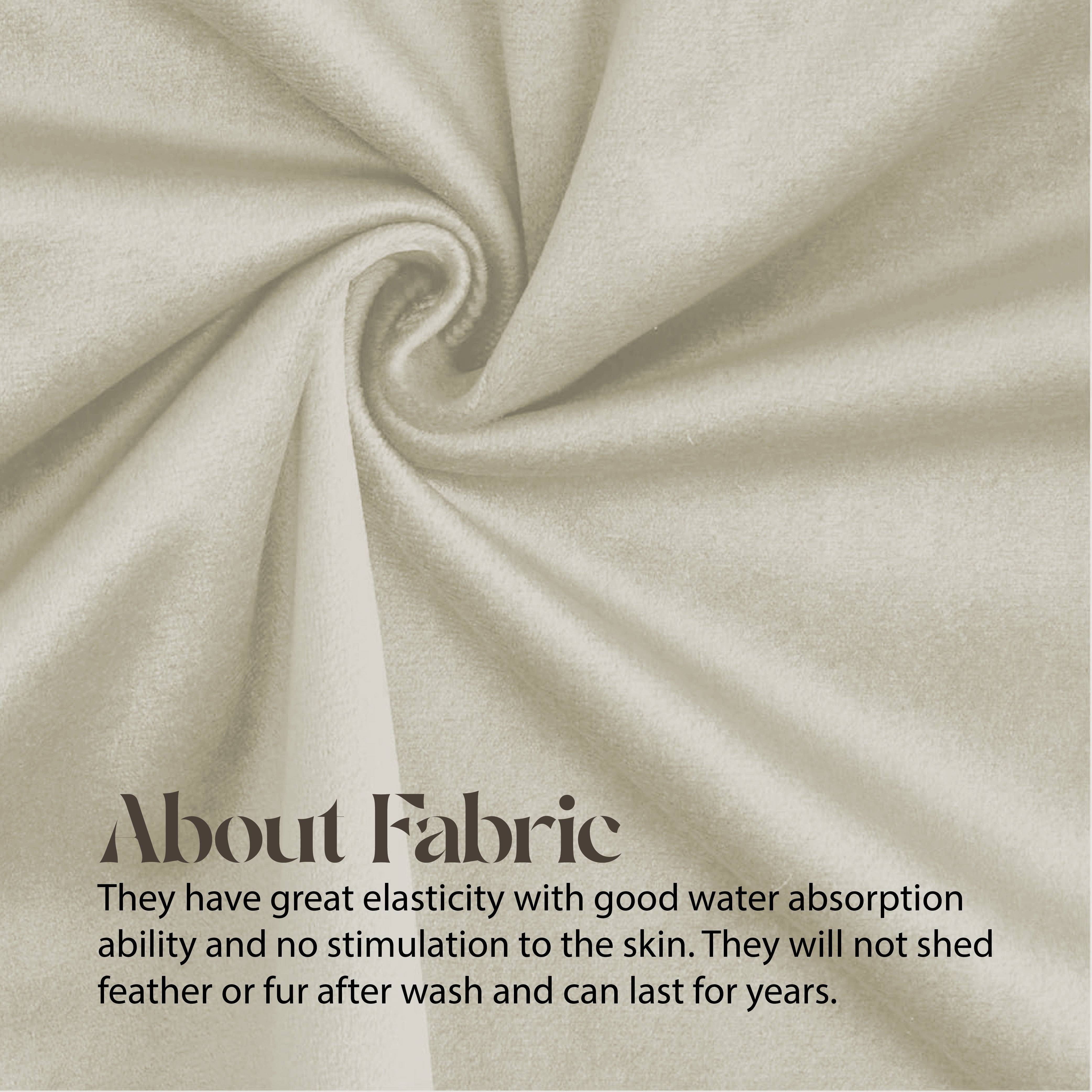 Velvet Cushion Covers 45 x 45 cm - Cream