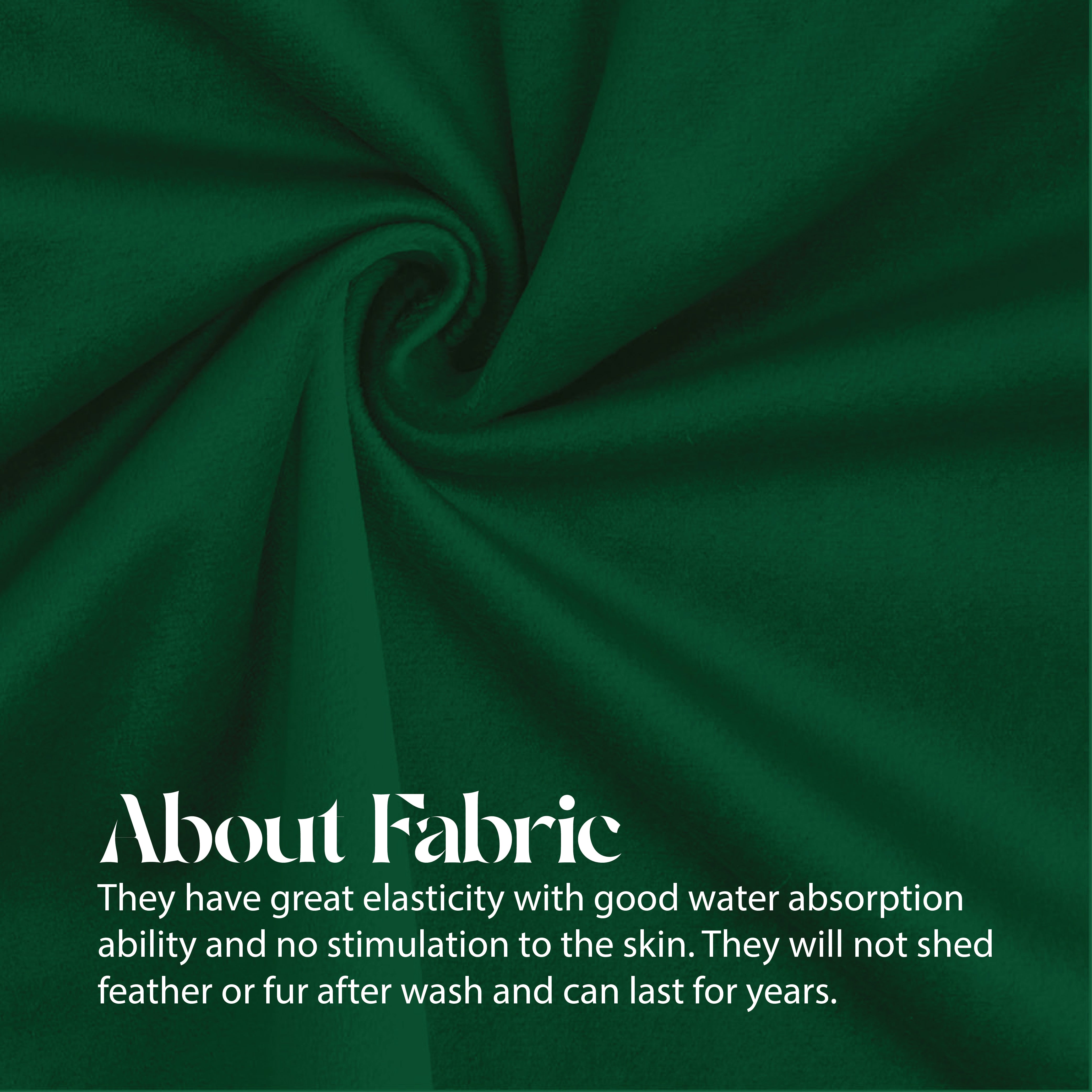 Velvet Cushion Covers 45 x 45 cm - Green