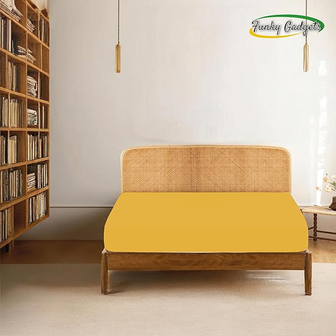 Microfiber fitted sheet for bedding