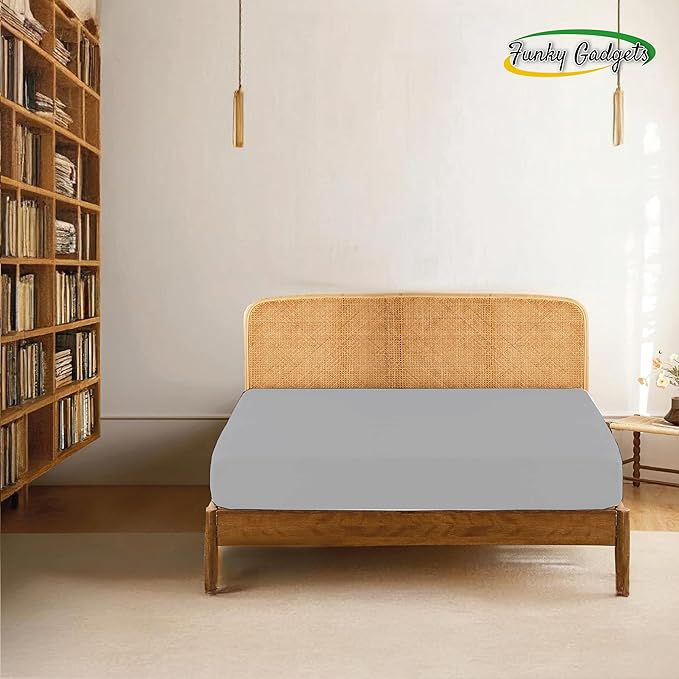 Microfiber fitted sheet