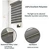 Funky Gadgets Grey Day Night Blinds Double Layer Sheer Fabric blinds Windows Curtains For Bedroom Easy Fit Drilling & No Drilling Opaque Shades Zebra Roller Blinds