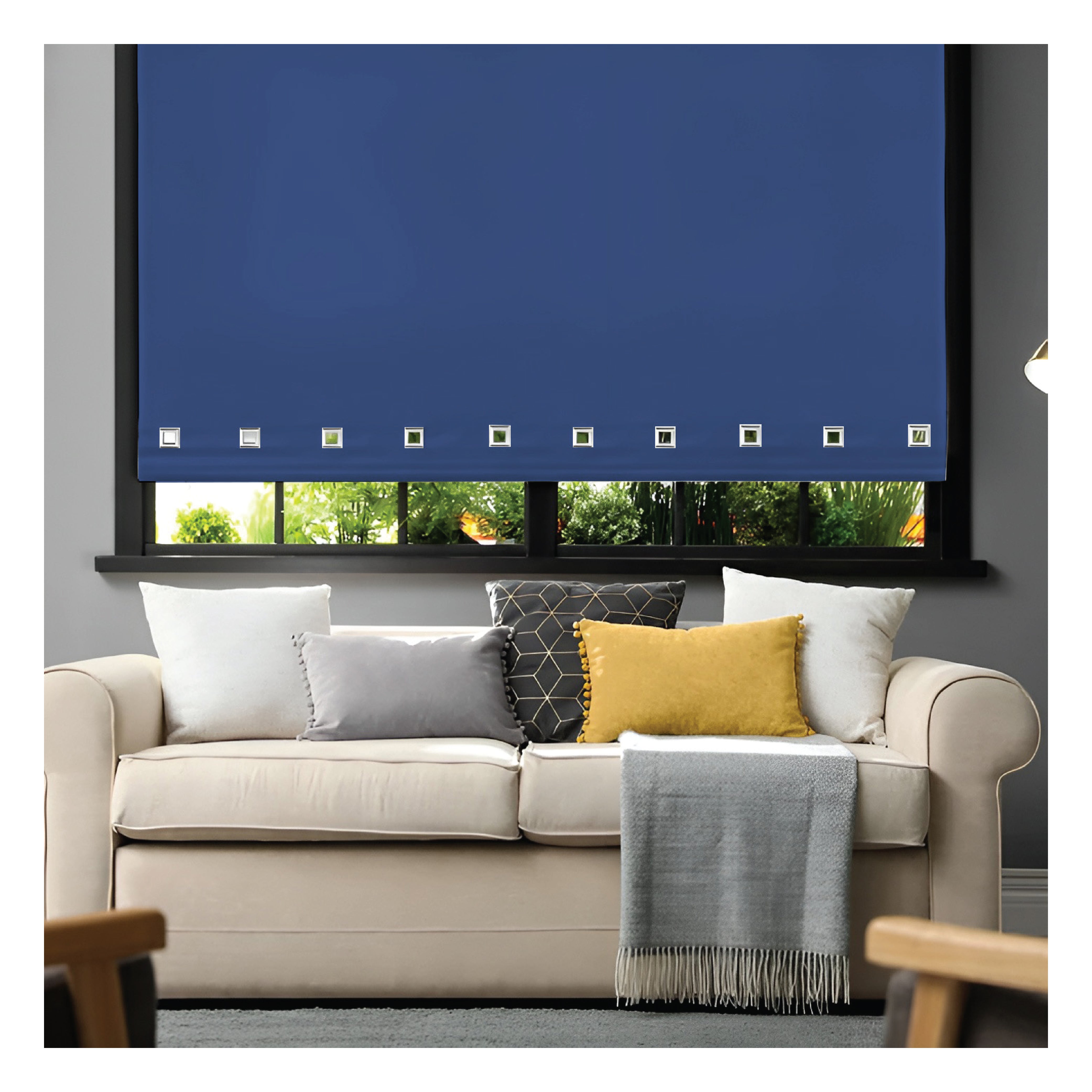 Square Eyelet Roller Blinds UK