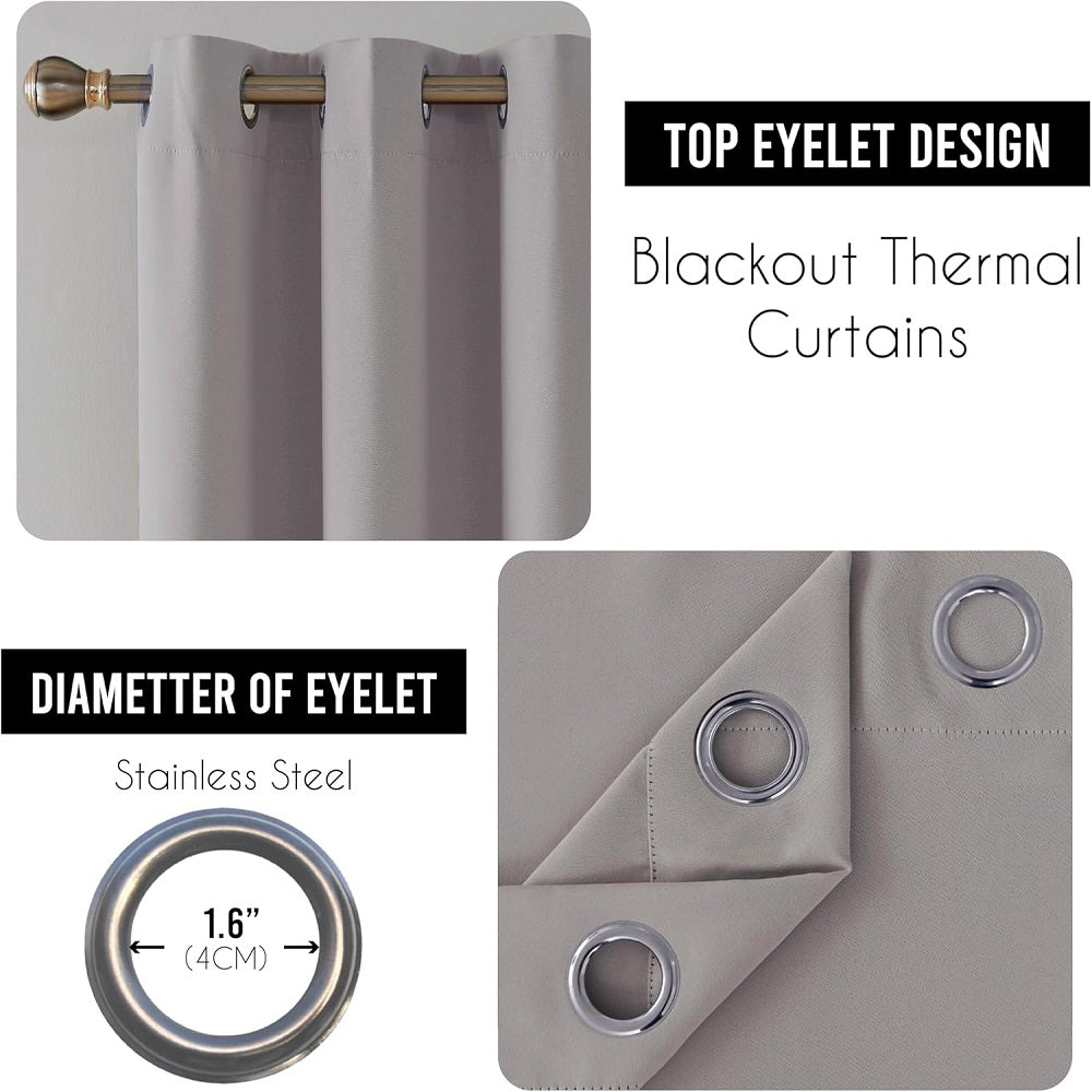 Floor-to-ceiling blackout curtains UK