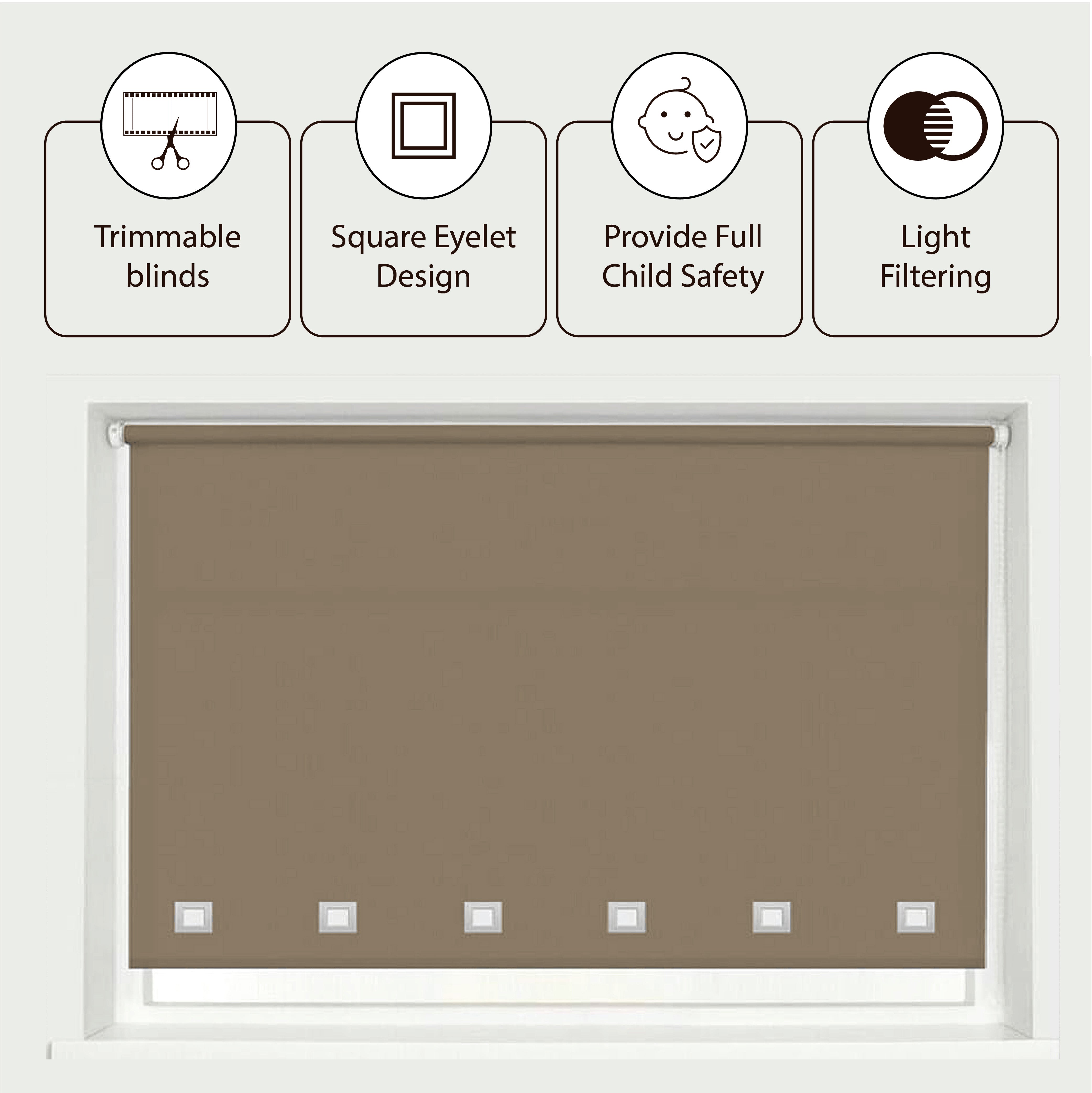 Square eyelet Stylish Window Blinds UK