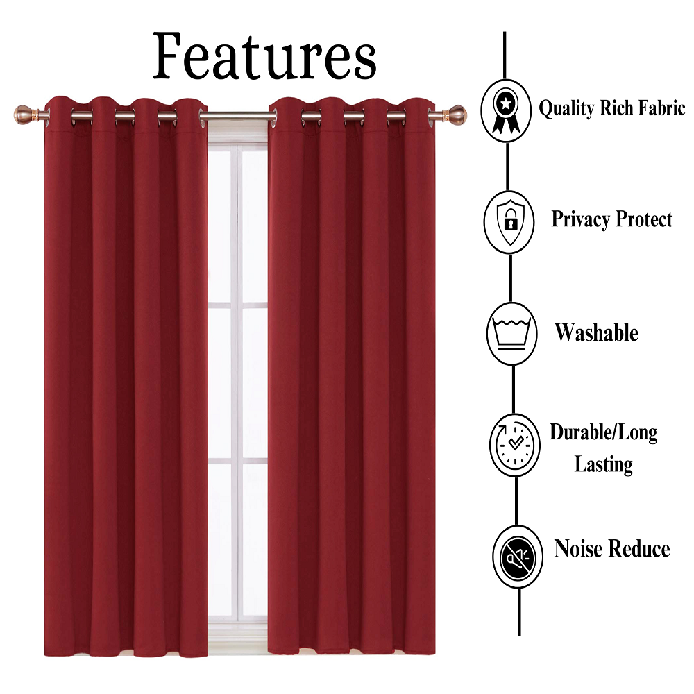 Blackout bedroom curtains