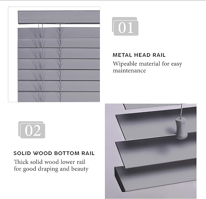 Slats Faux wood blinds