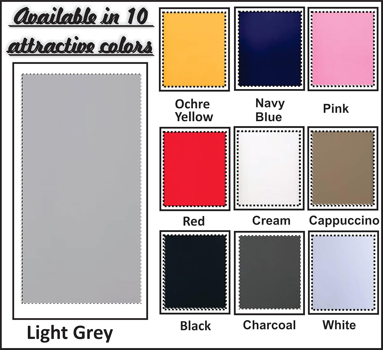 Funky Gadgets Roller Blinds Thermal Blackout Roller Blind, Easy Fit Child Safe Trimmable UV Protection Home Office Window Blinds, Grey Blind