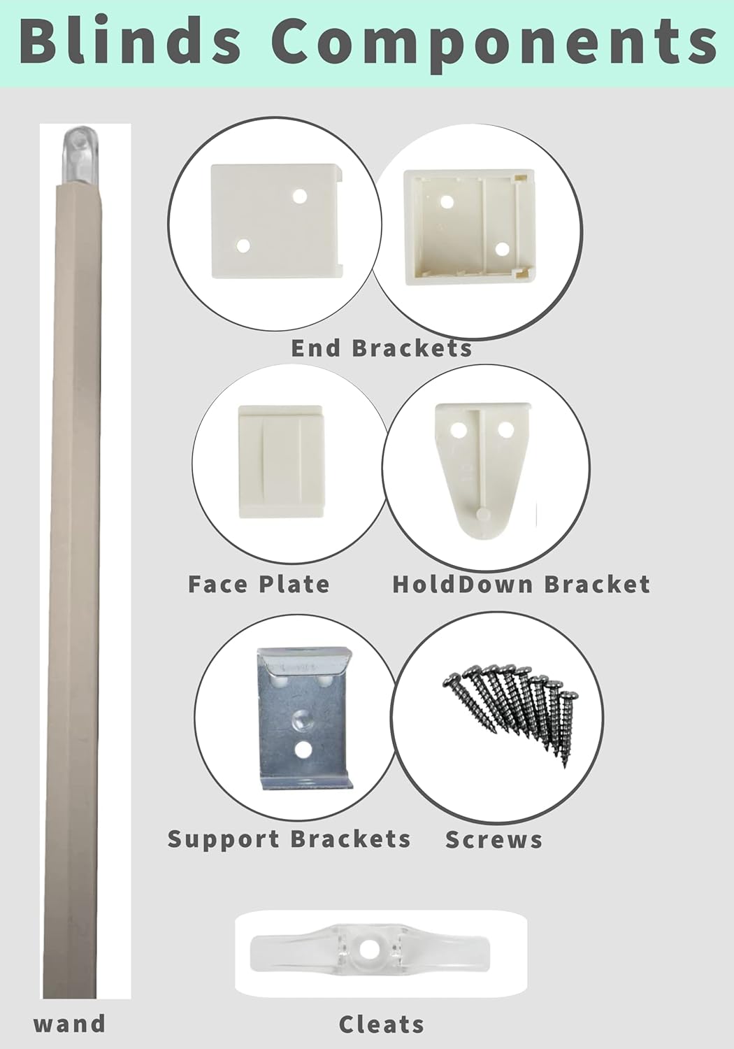 PVC wood grain effect blinds-Windows Blinds Treatments Easy Fit Curtains Trimmable Fittings Home Office - Natural