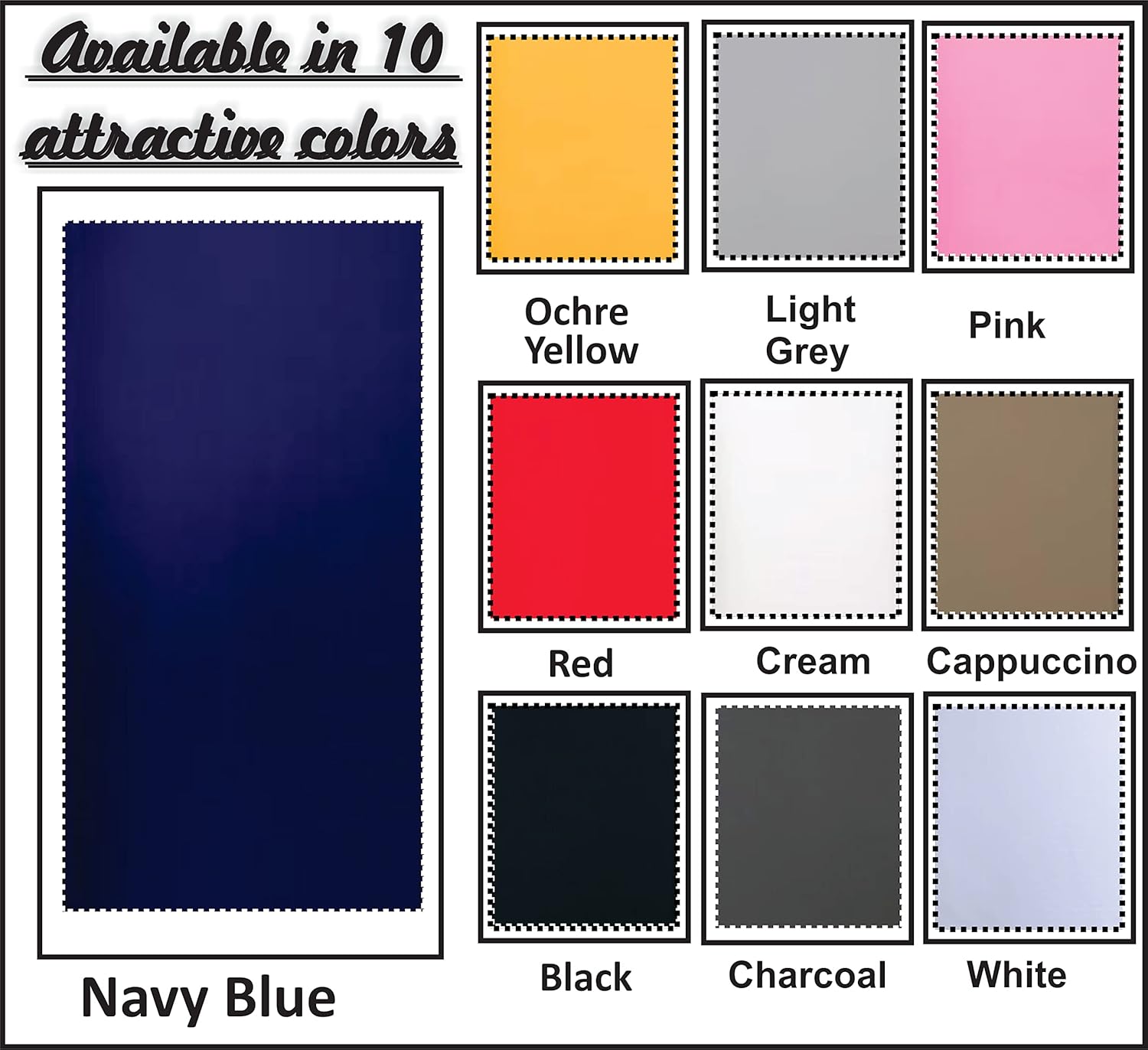 Funky Gadgets Roller Blinds Thermal Blackout Roller Blind, Easy Fit Child Safe Trimmable UV Protection Home Office Window Blinds, Navy Blind