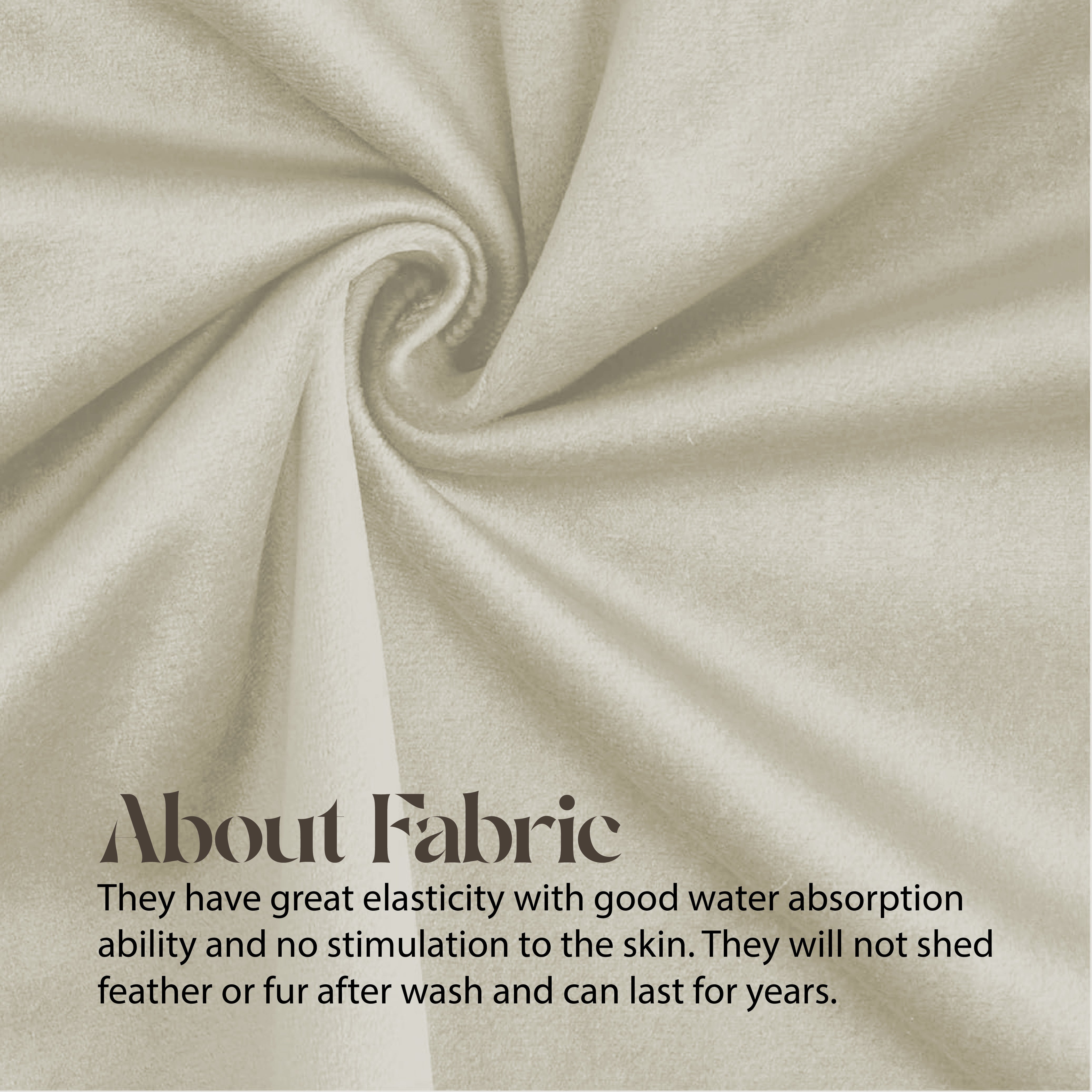 Velvet Cushion Covers 45 x 45 cm - Cream