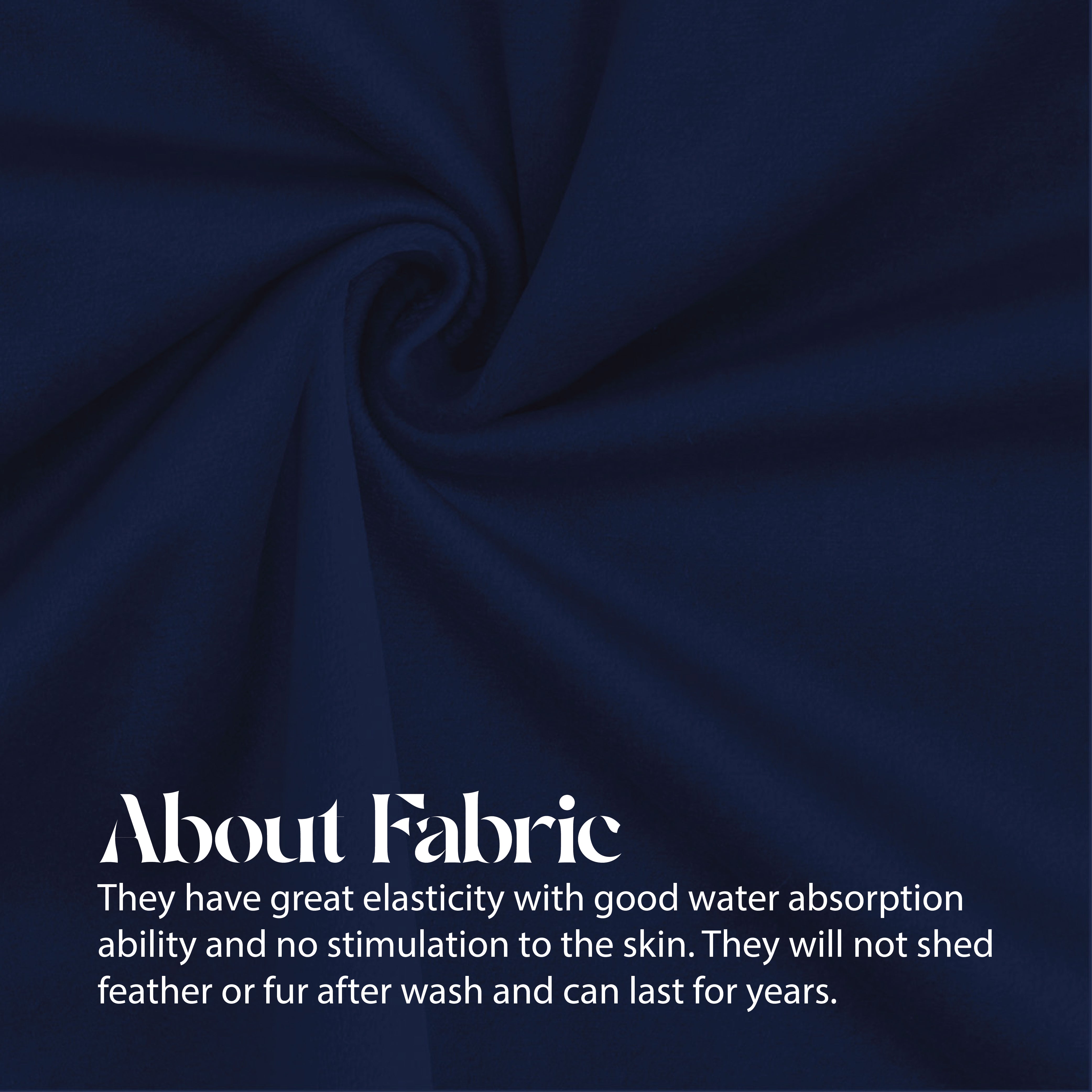 Velvet Cushion Covers 45 x 45 cm - Navy blue