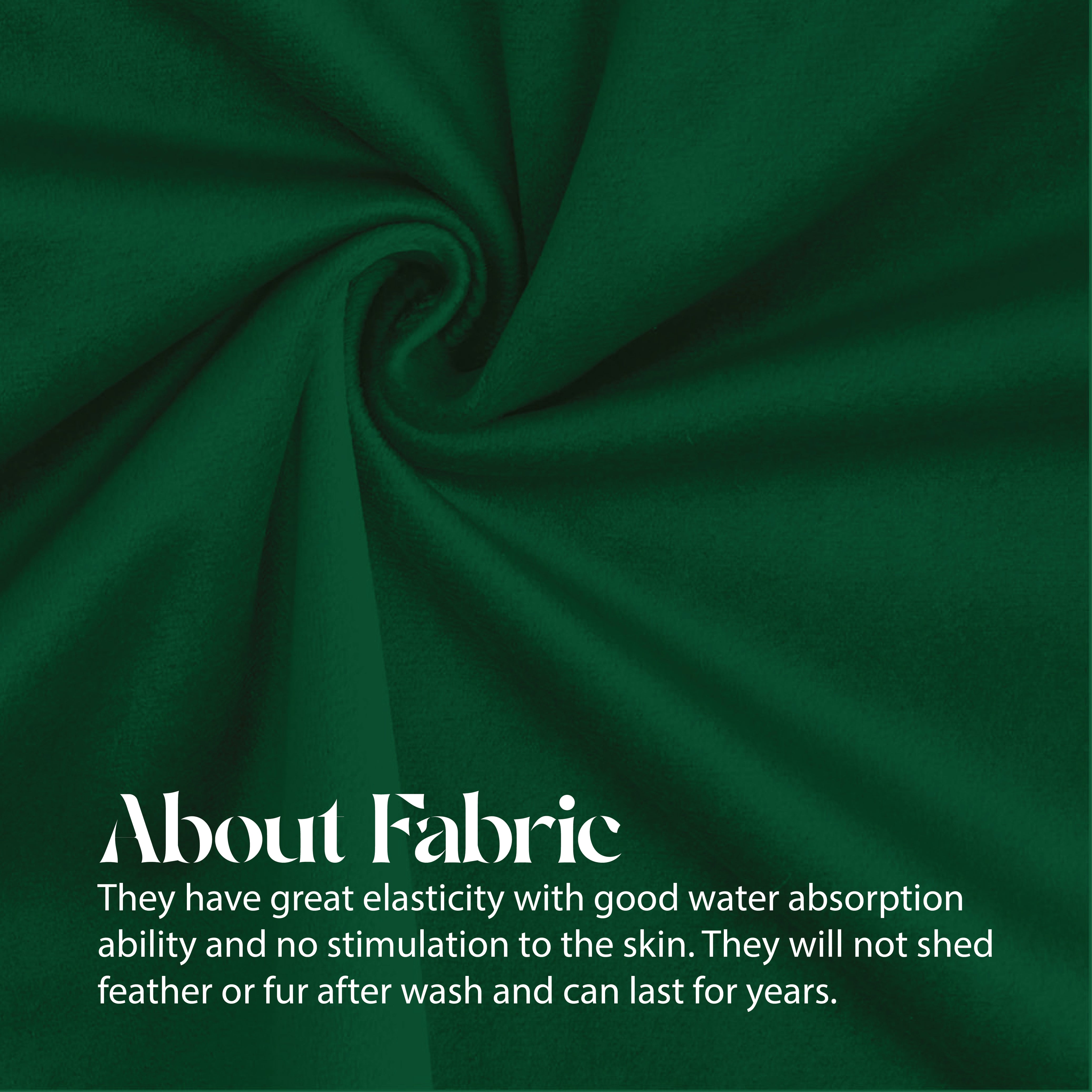 Velvet Cushion Covers 45 x 45 cm - Green