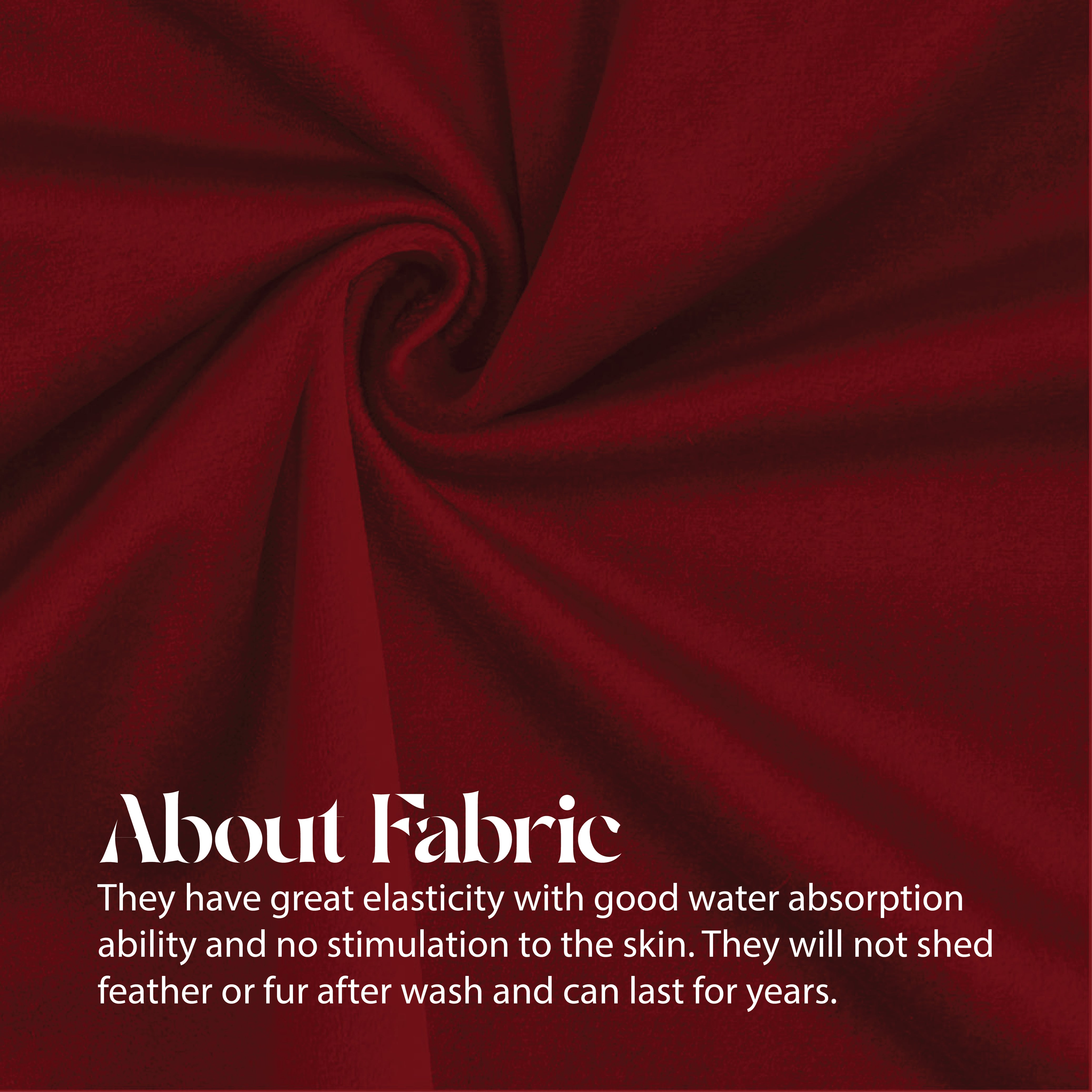 Velvet Cushion Covers 45 x 45 cm - Red