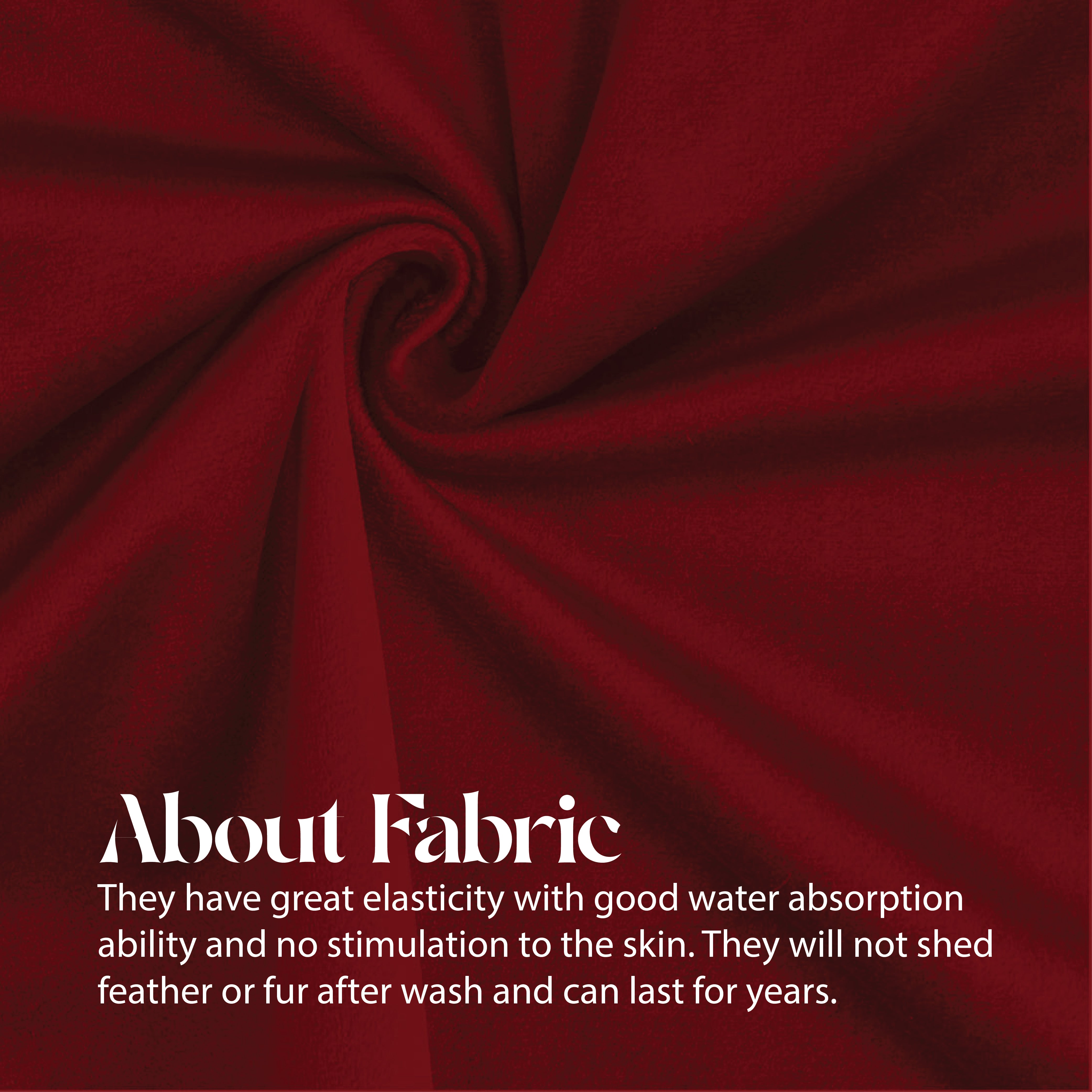 Velvet Cushion Covers 45 x 45 cm - Red