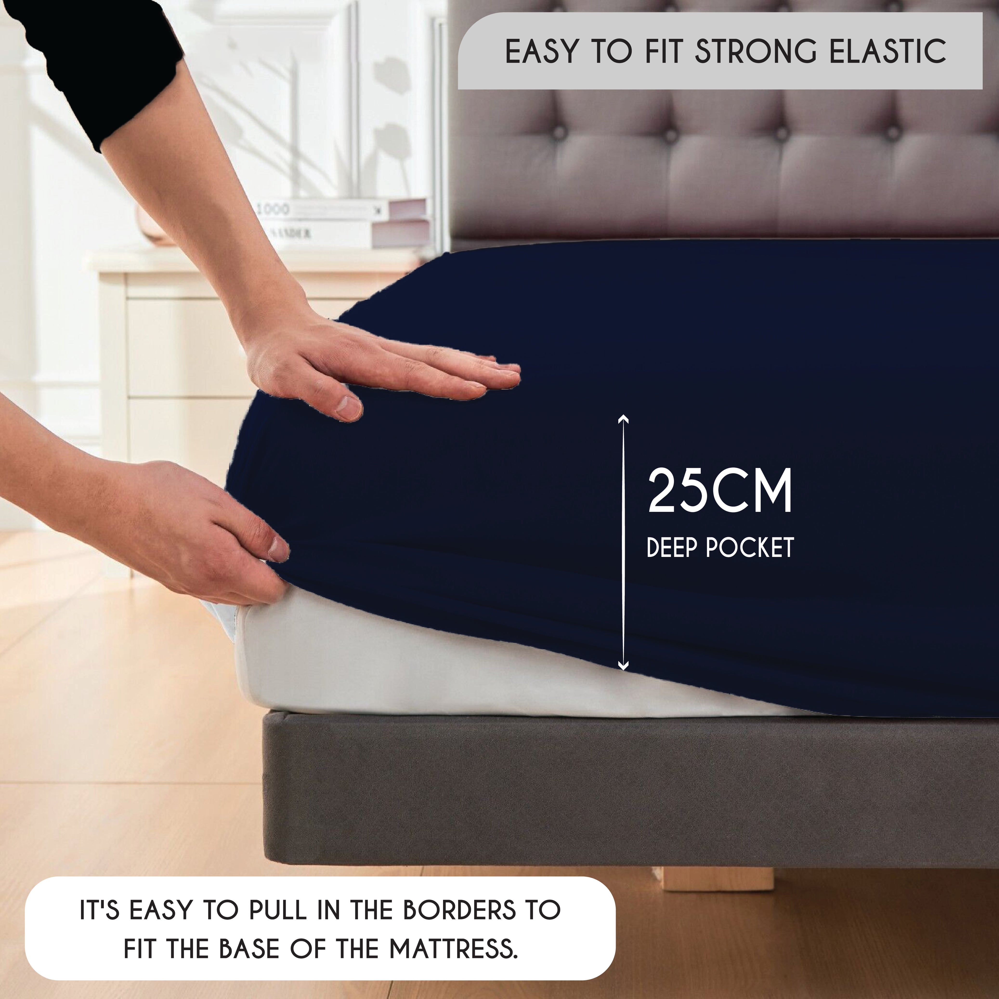 Cool touch microfiber sheets