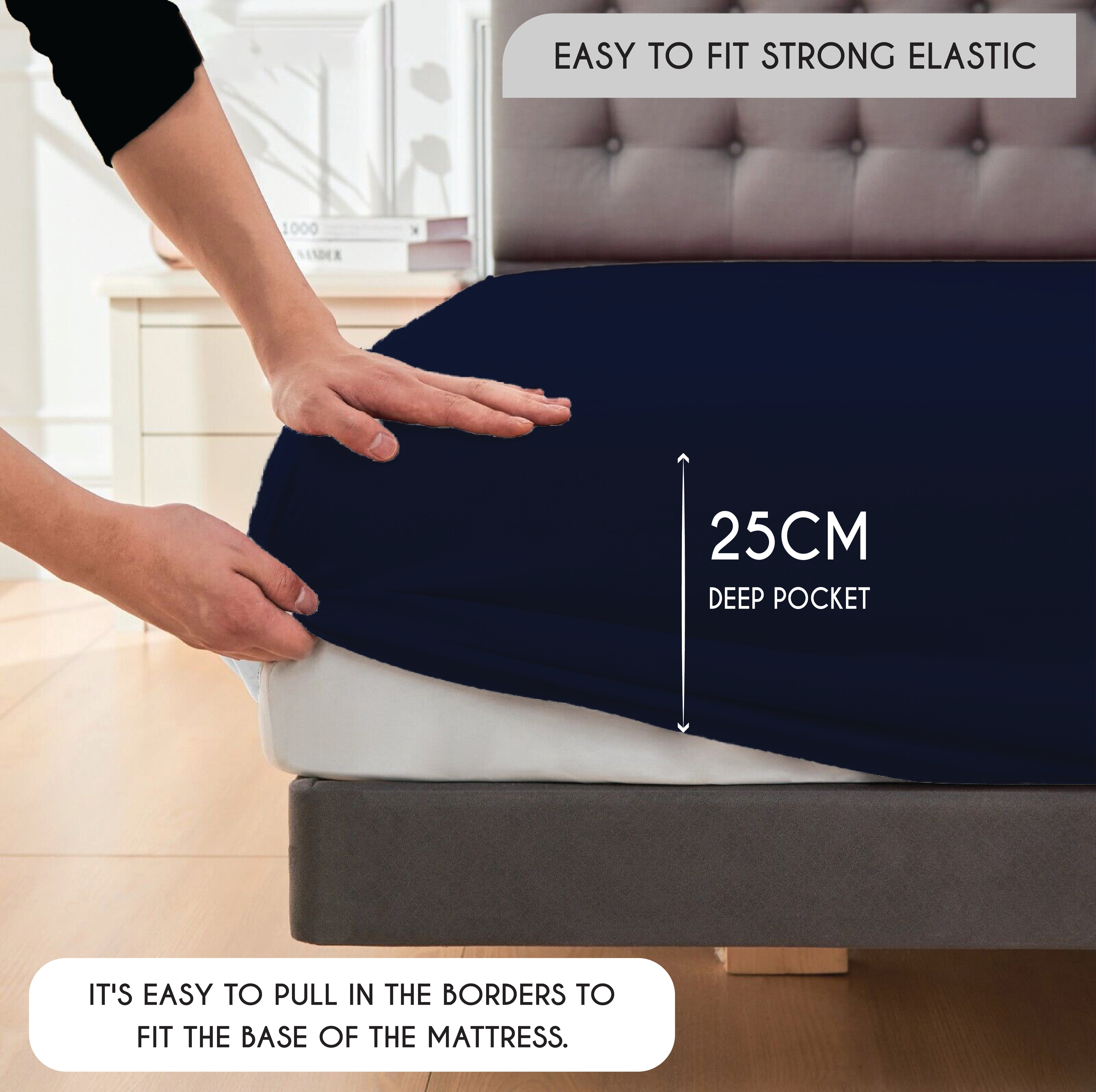 Cool touch microfiber sheets