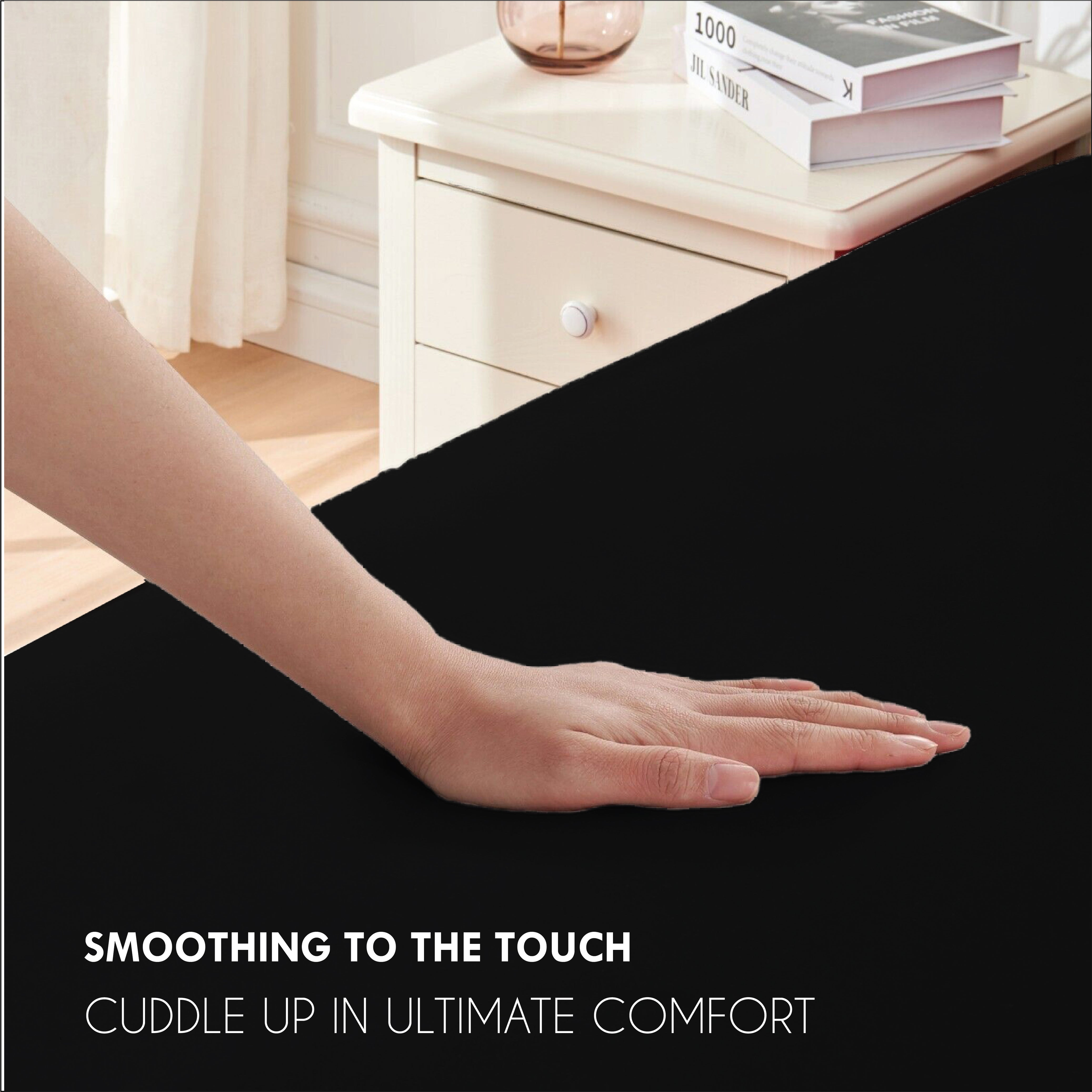 Cool touch microfiber sheets