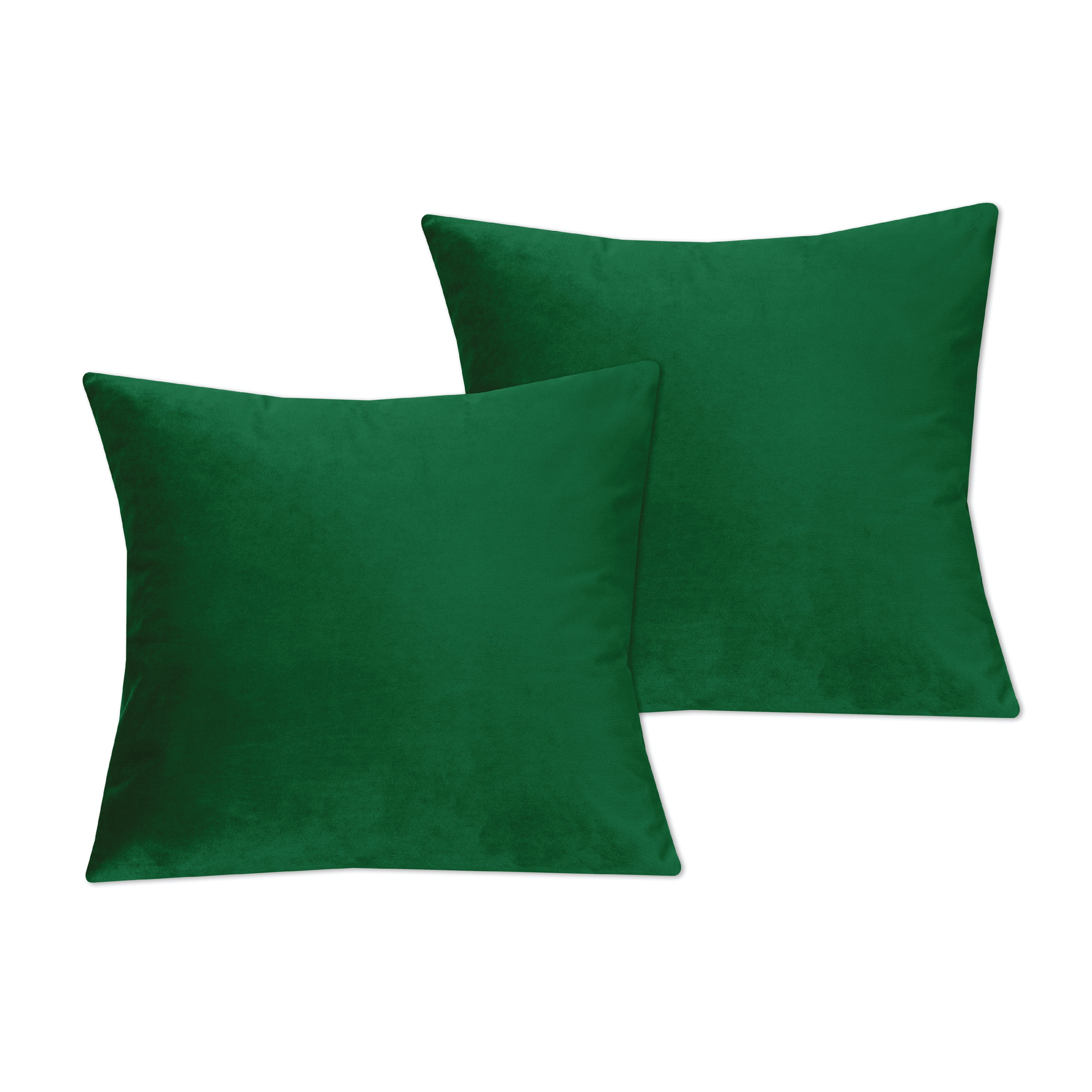 Velvet Cushion Covers 45 x 45 cm - Green