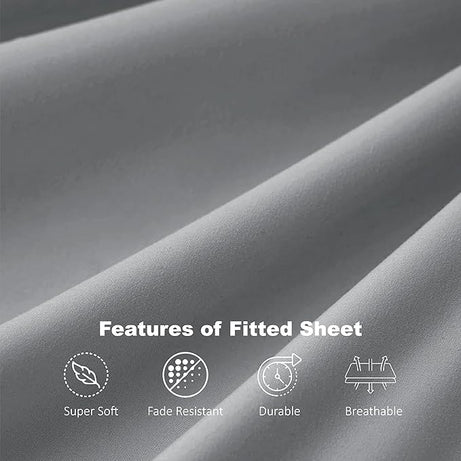 Microfiber 30cm fitted sheet  UK
