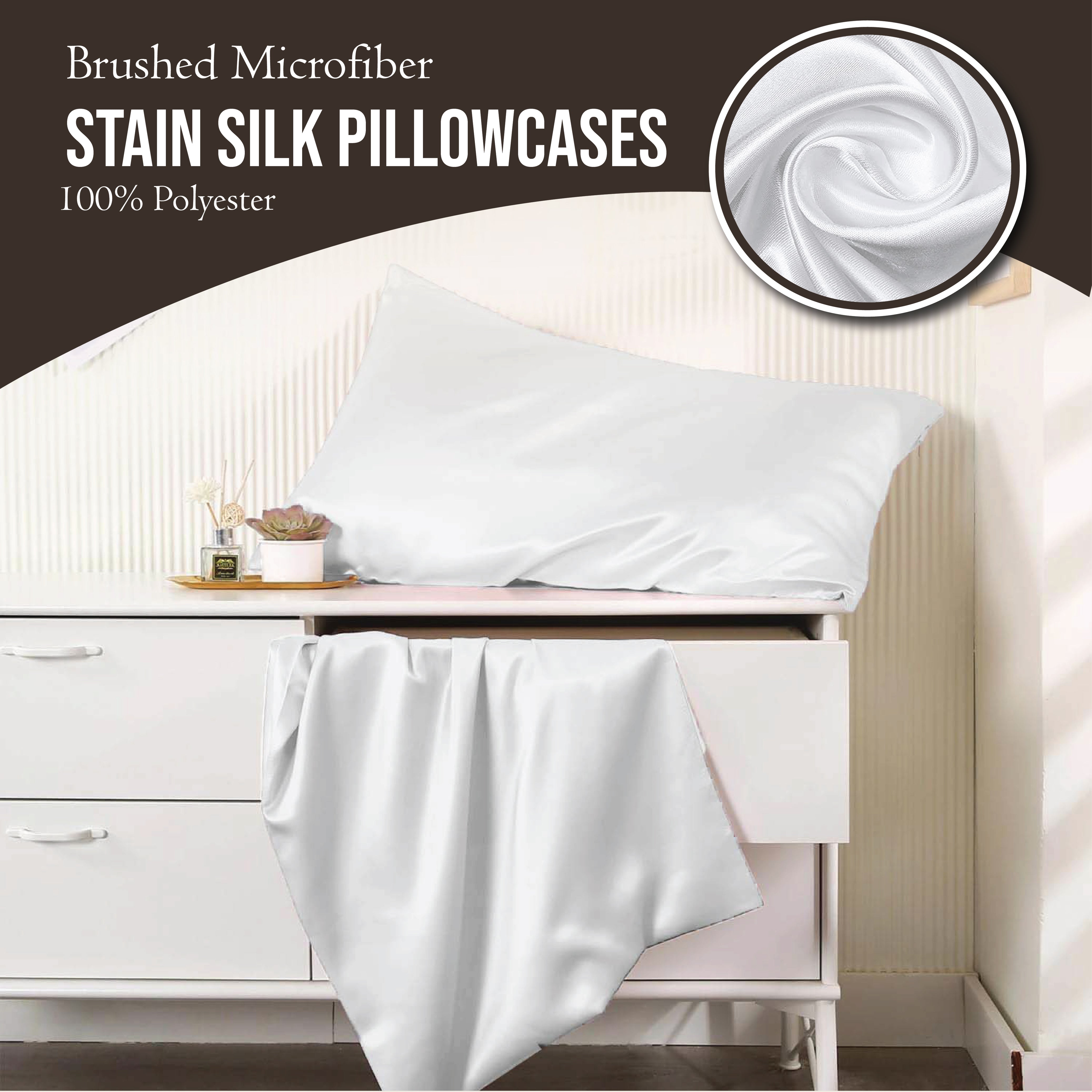  Breathable silk pillowcase