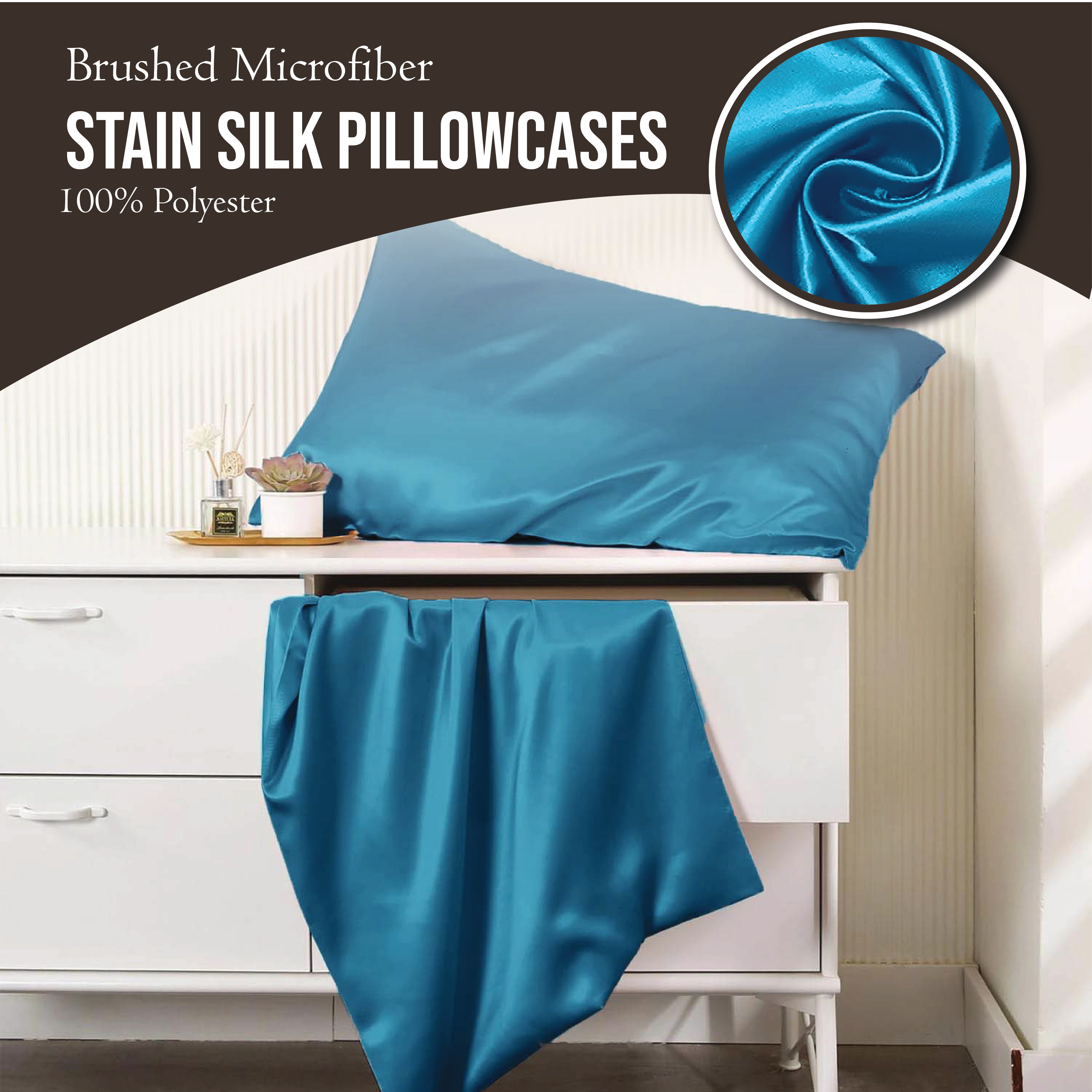  Breathable silk pillowcase
