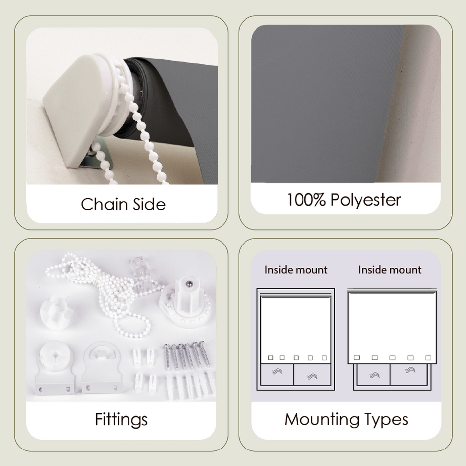 Thermal Insulated Roller Blinds