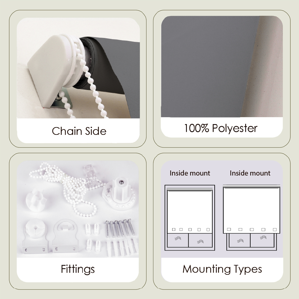 Thermal Insulated Roller Blinds