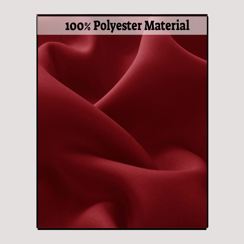 Machine-washable blackout curtains