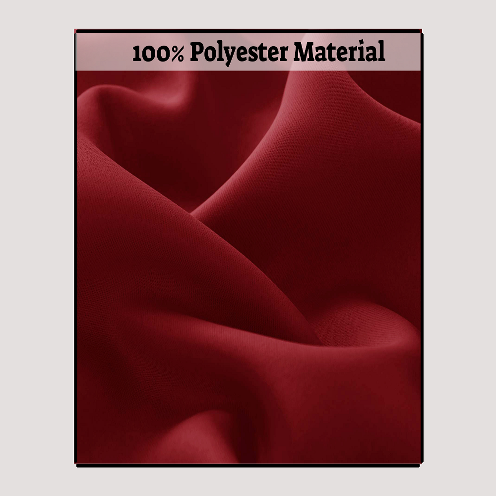 Machine-washable blackout curtains