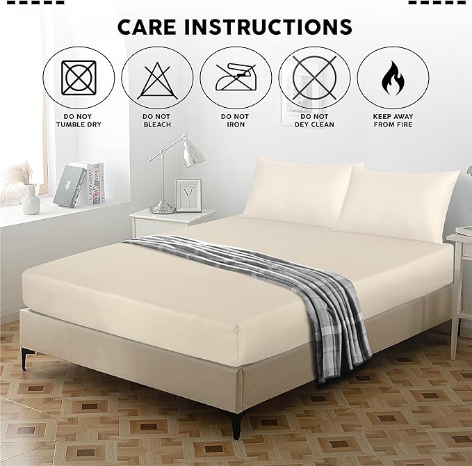 Deep pocket fitted sheets