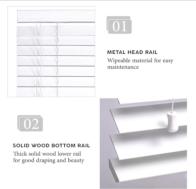 Slats Faux wood blinds 