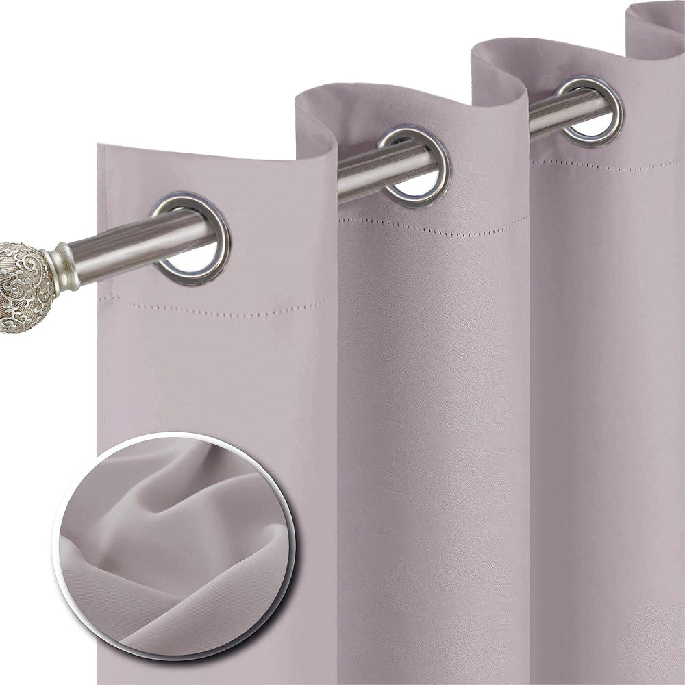 Machine-washable blackout curtains