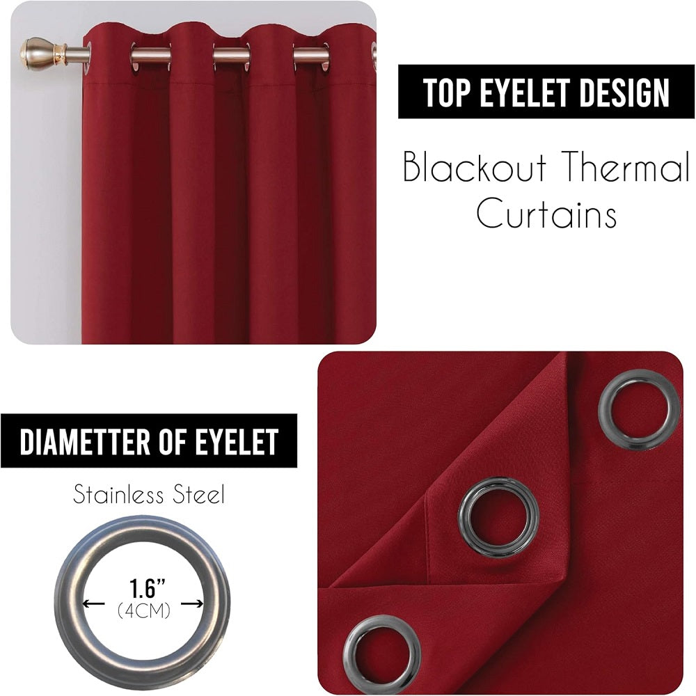 Soundproof blackout curtains