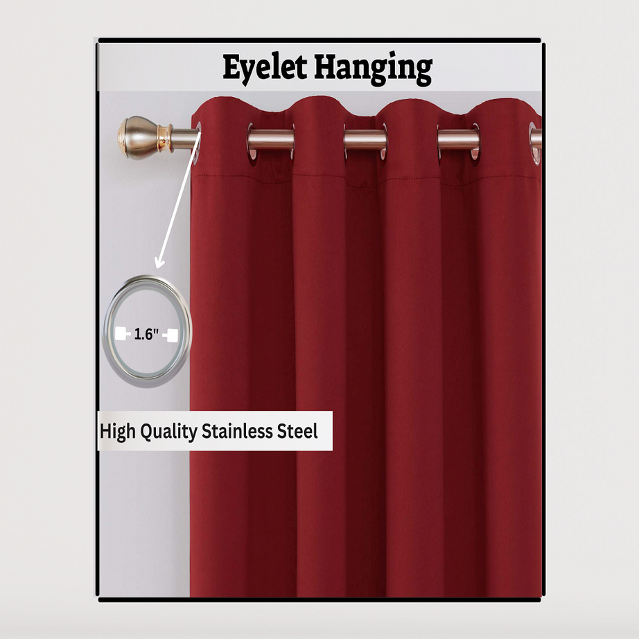 Full blackout curtains