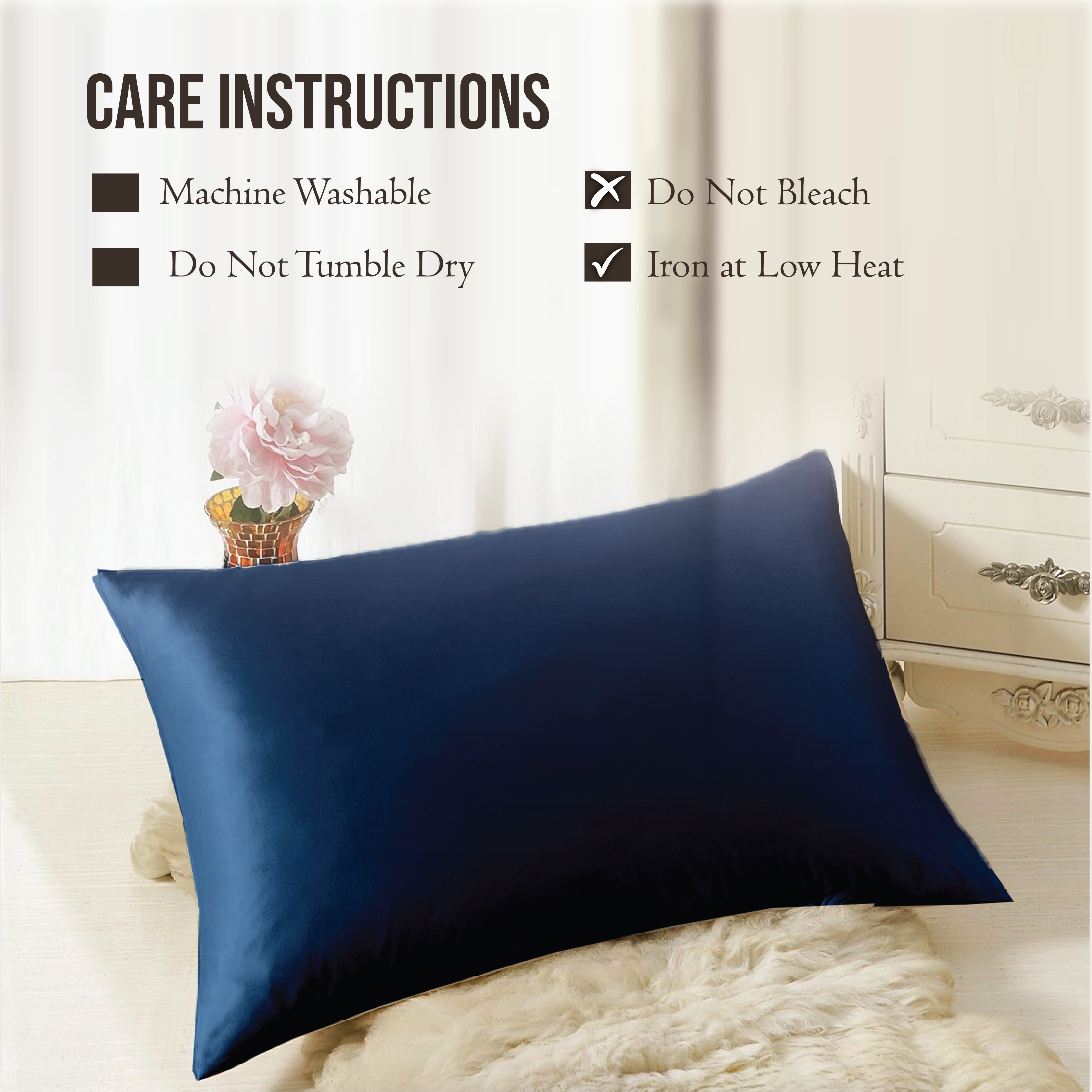  Breathable silk pillowcase