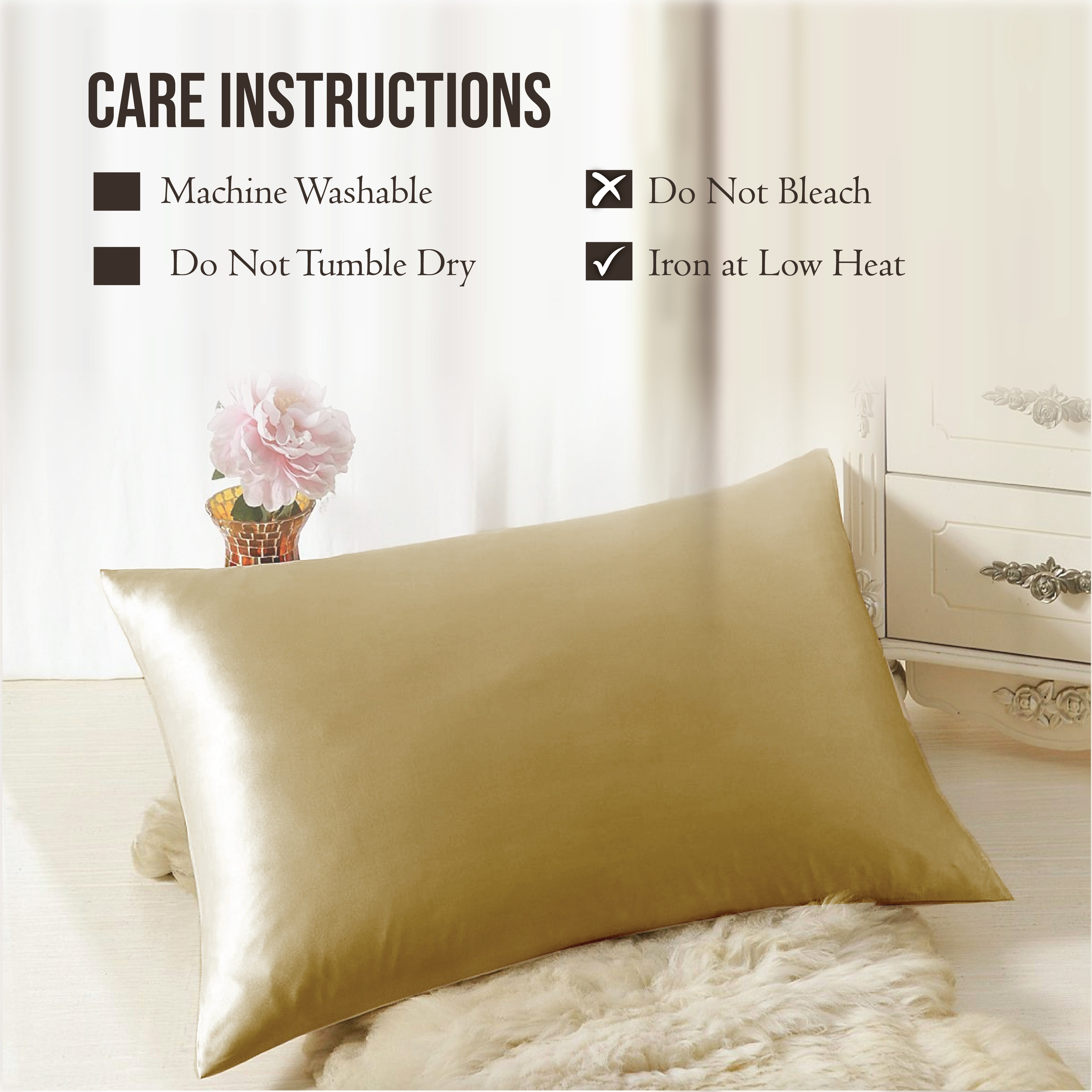  Breathable silk pillowcase