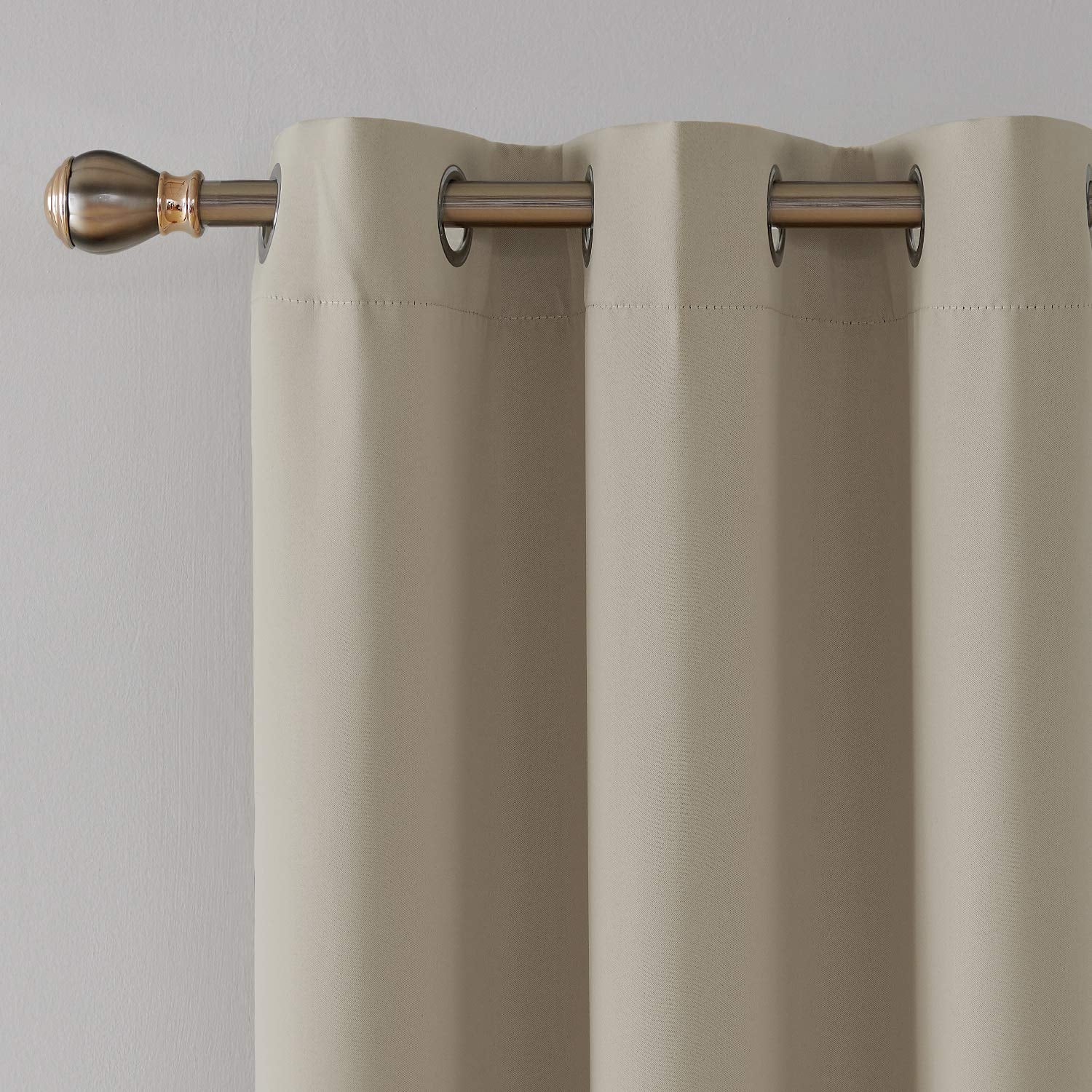 Thermal-insulated blackout curtains