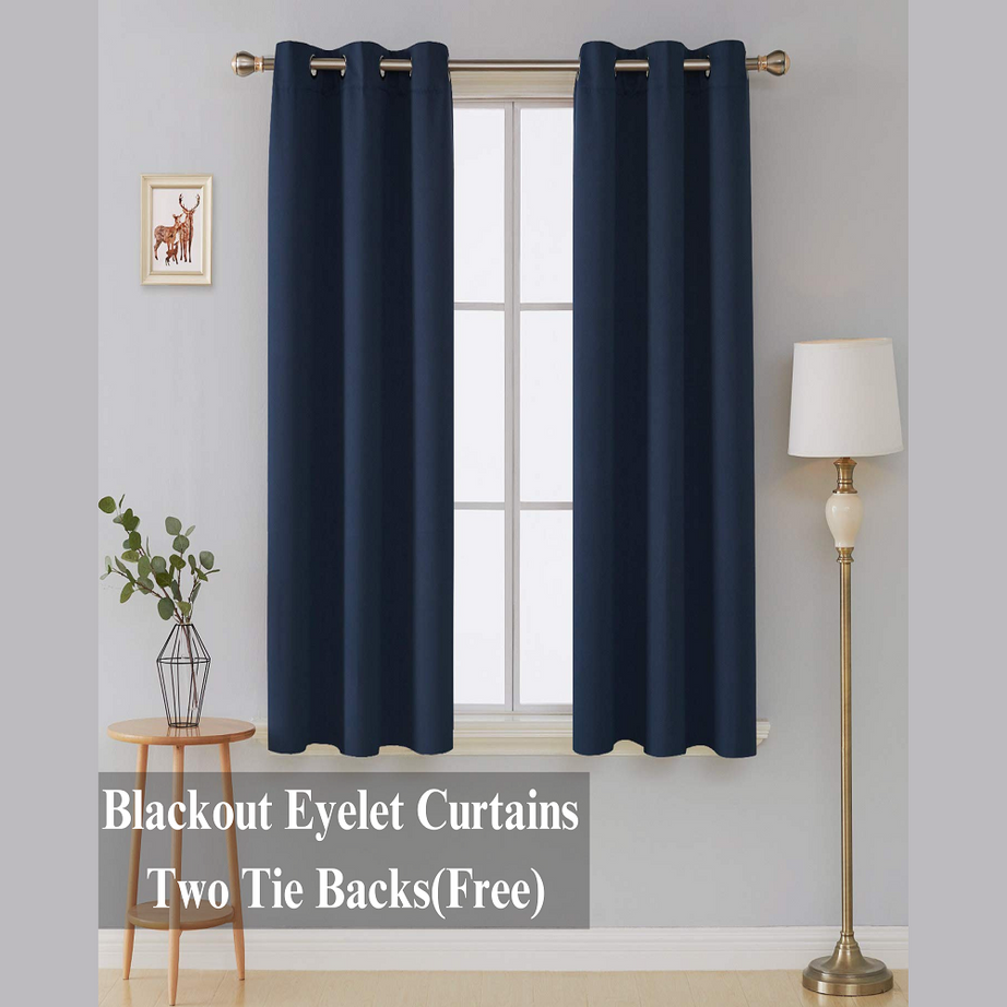 Soundproof blackout curtains