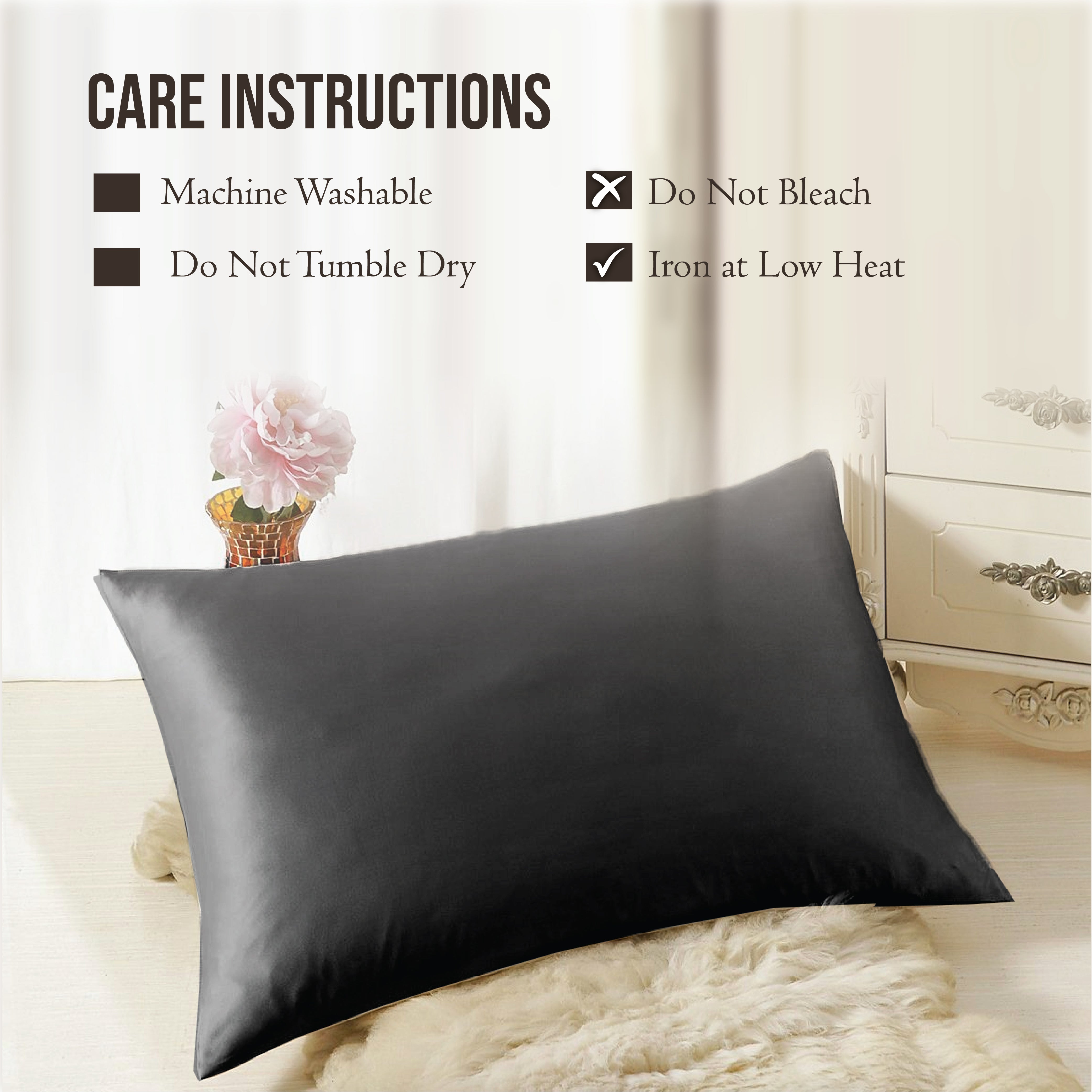  Machine washable silk pillowcase