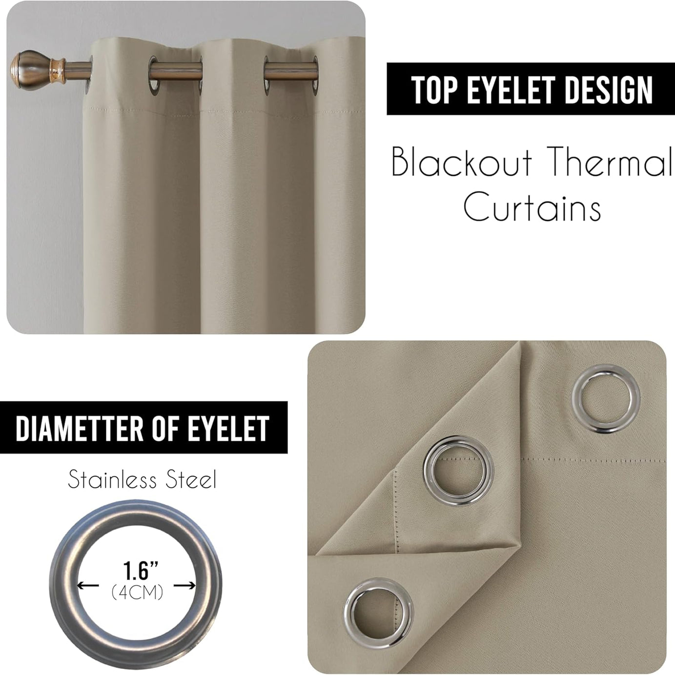  UV-protective blackout curtains UK