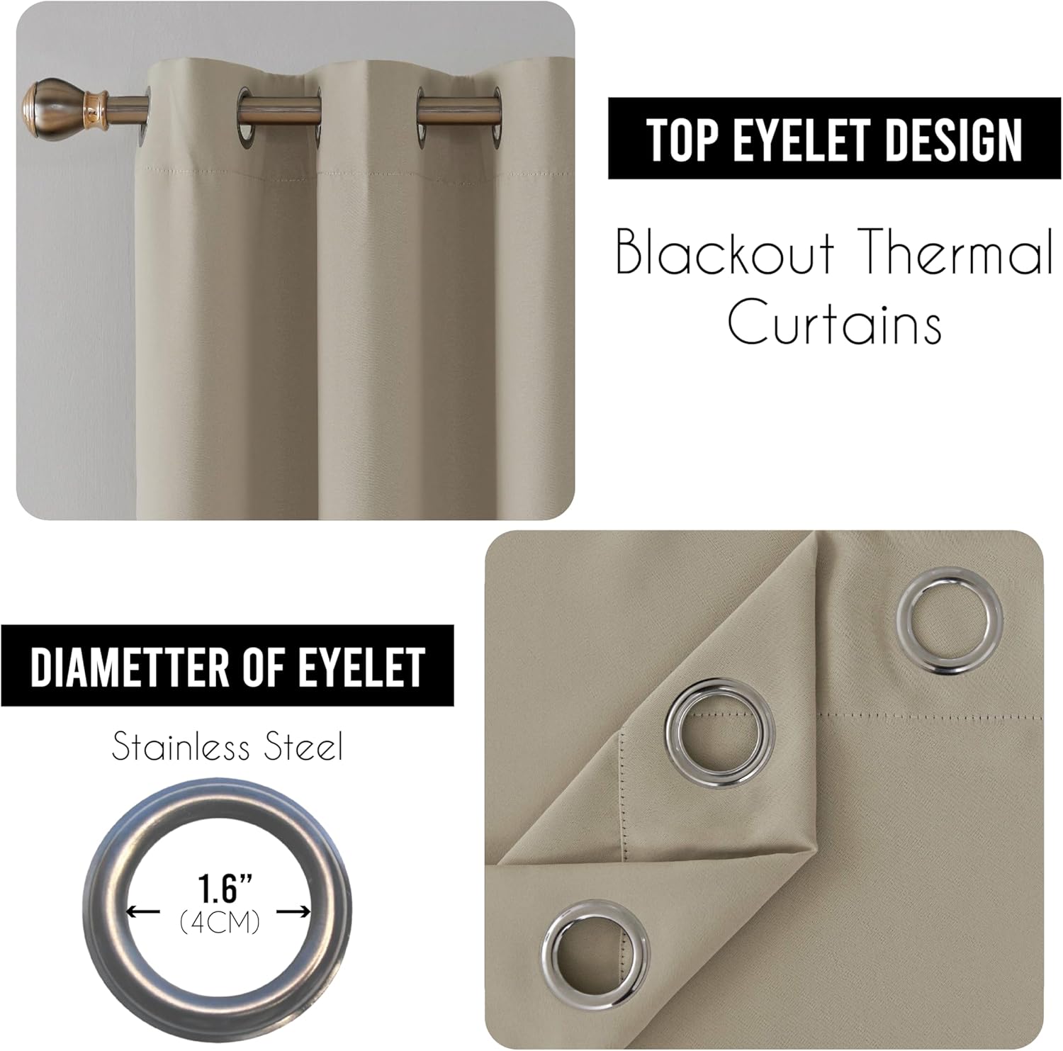  UV-protective blackout curtains UK