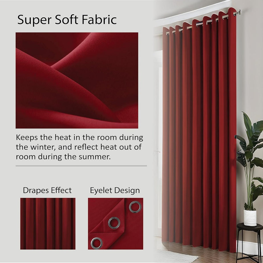 Full blackout curtains