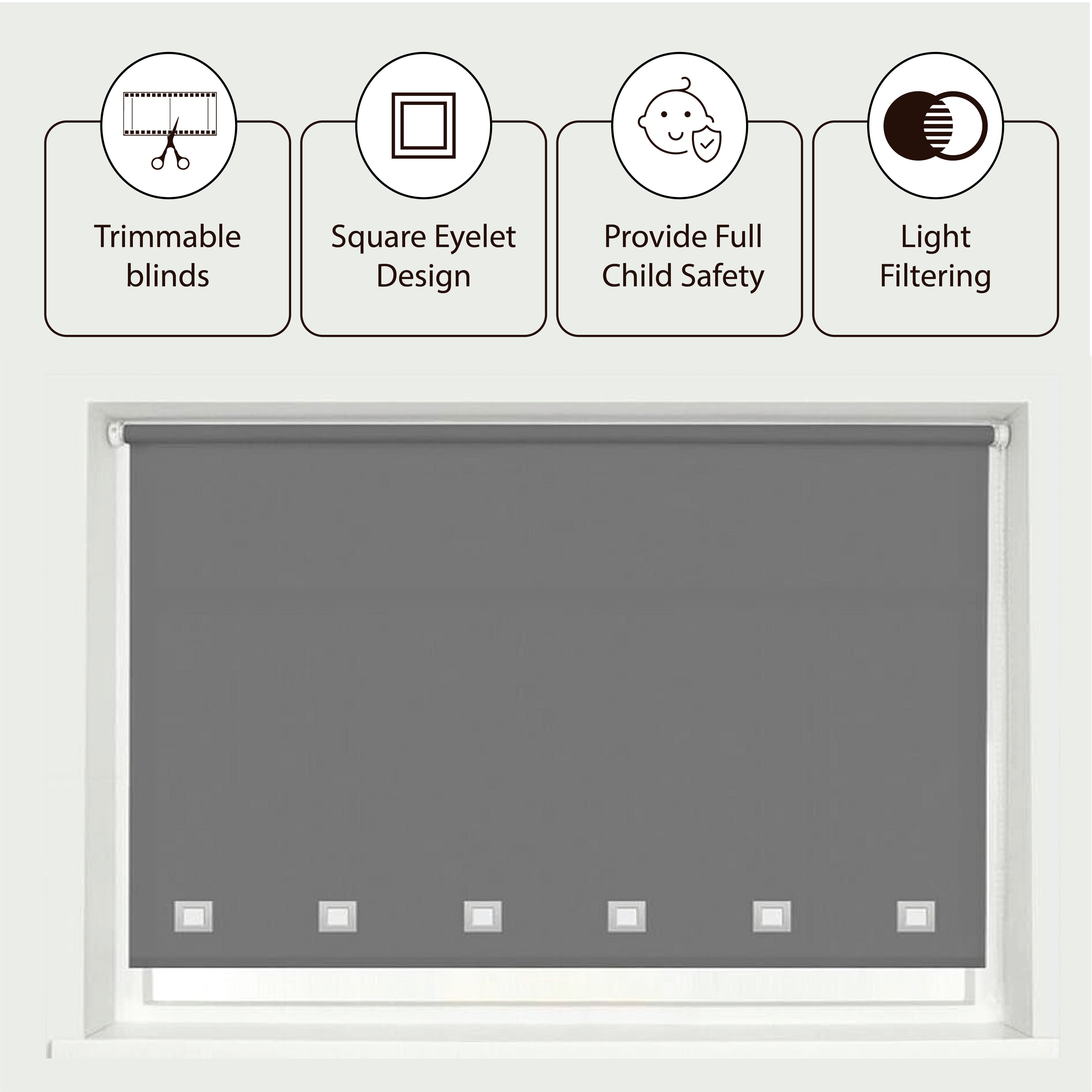 Waterproof Eyelet Blinds for Bathrooms