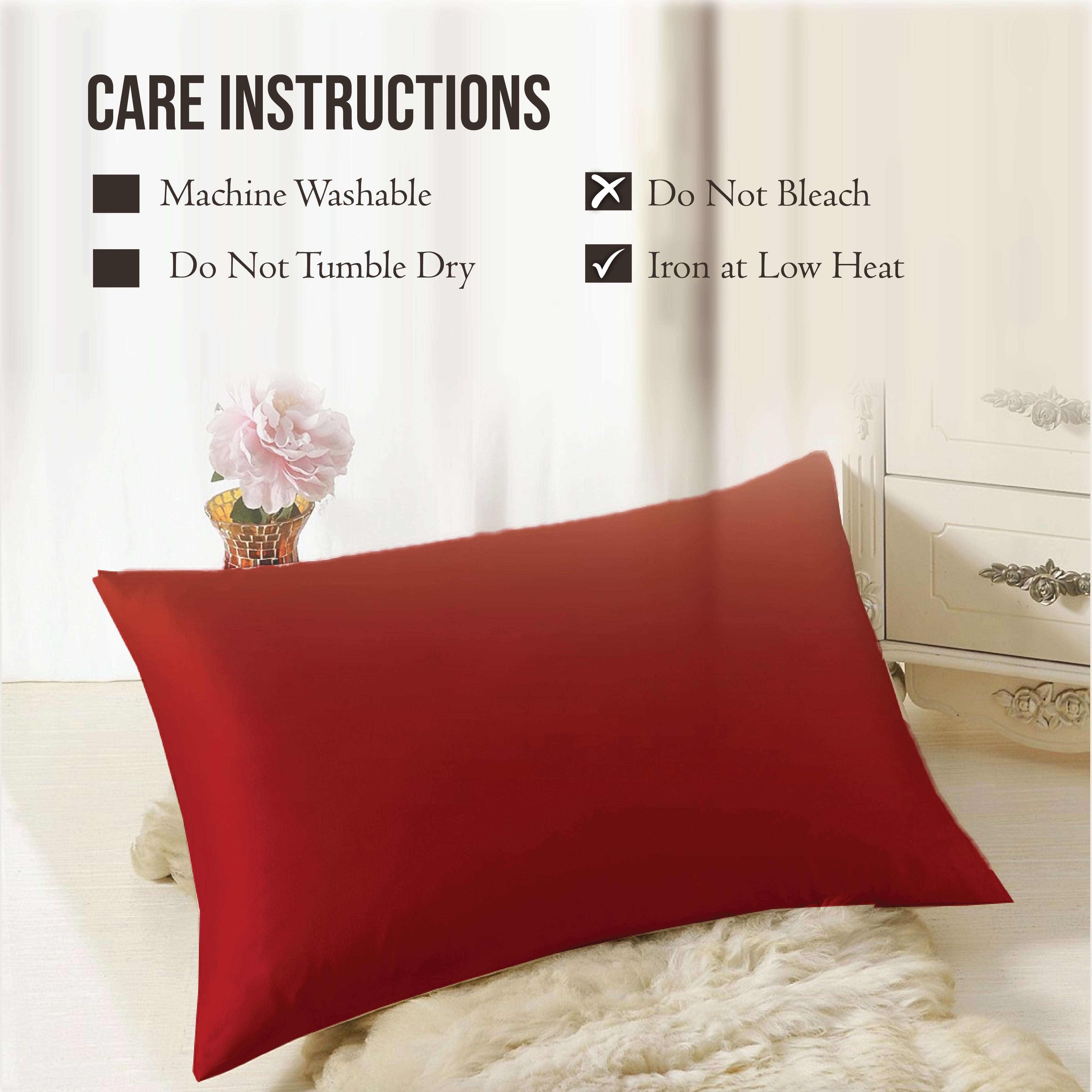  Machine washable silk pillowcase