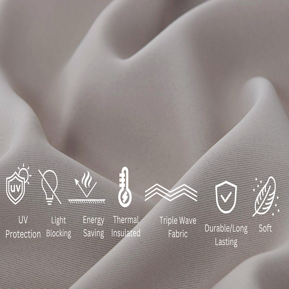 Full blackout curtains