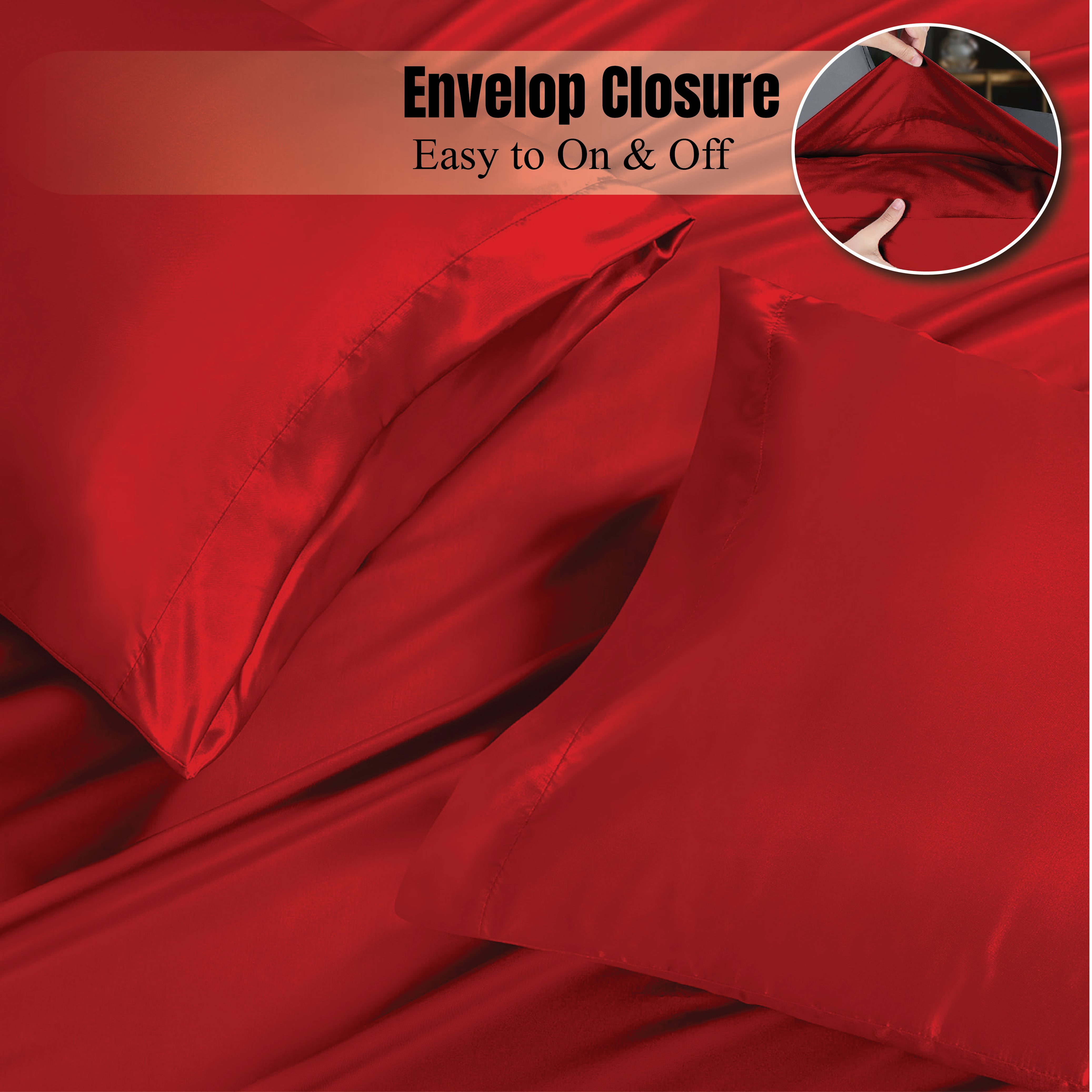  Breathable silk pillowcase