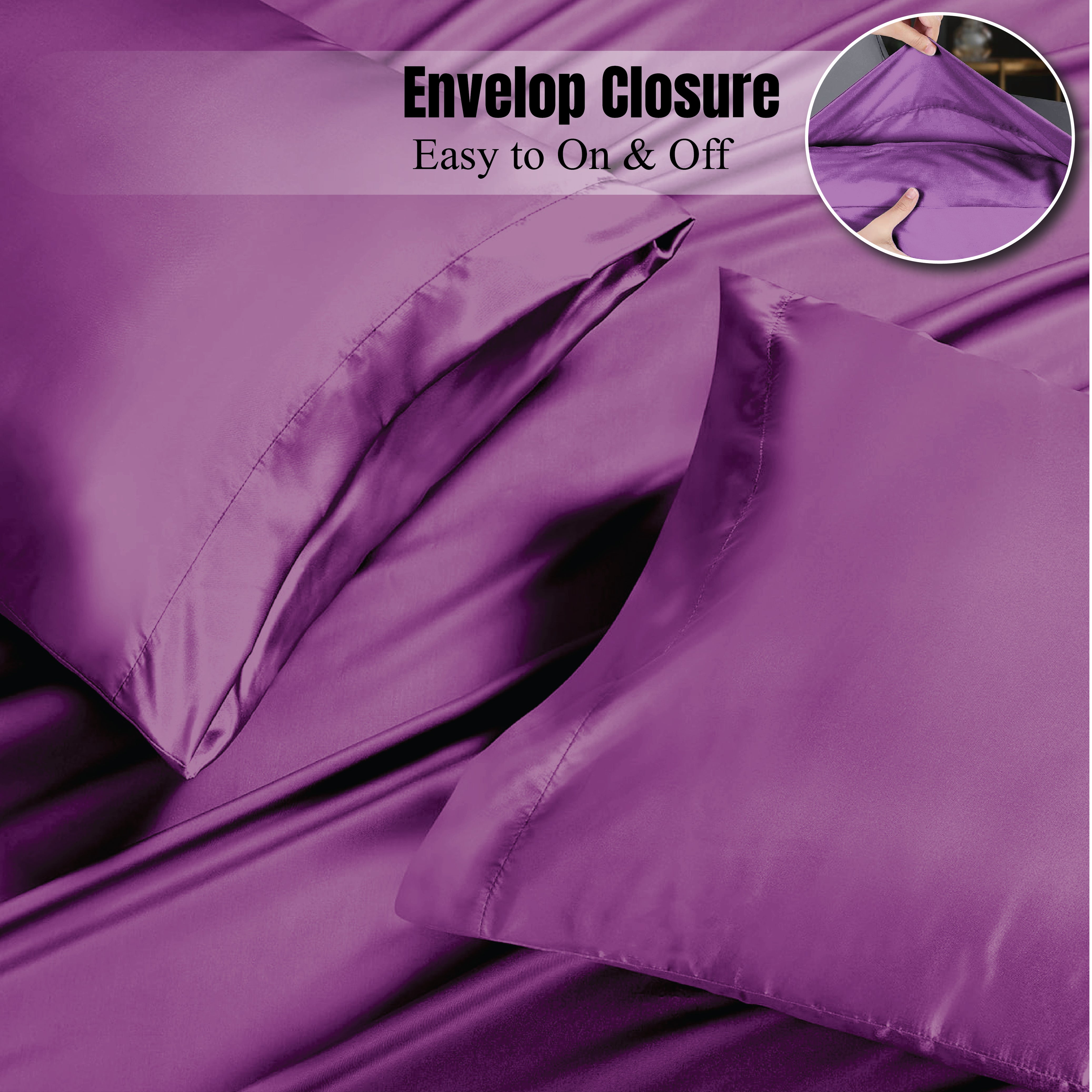  Breathable silk pillowcase