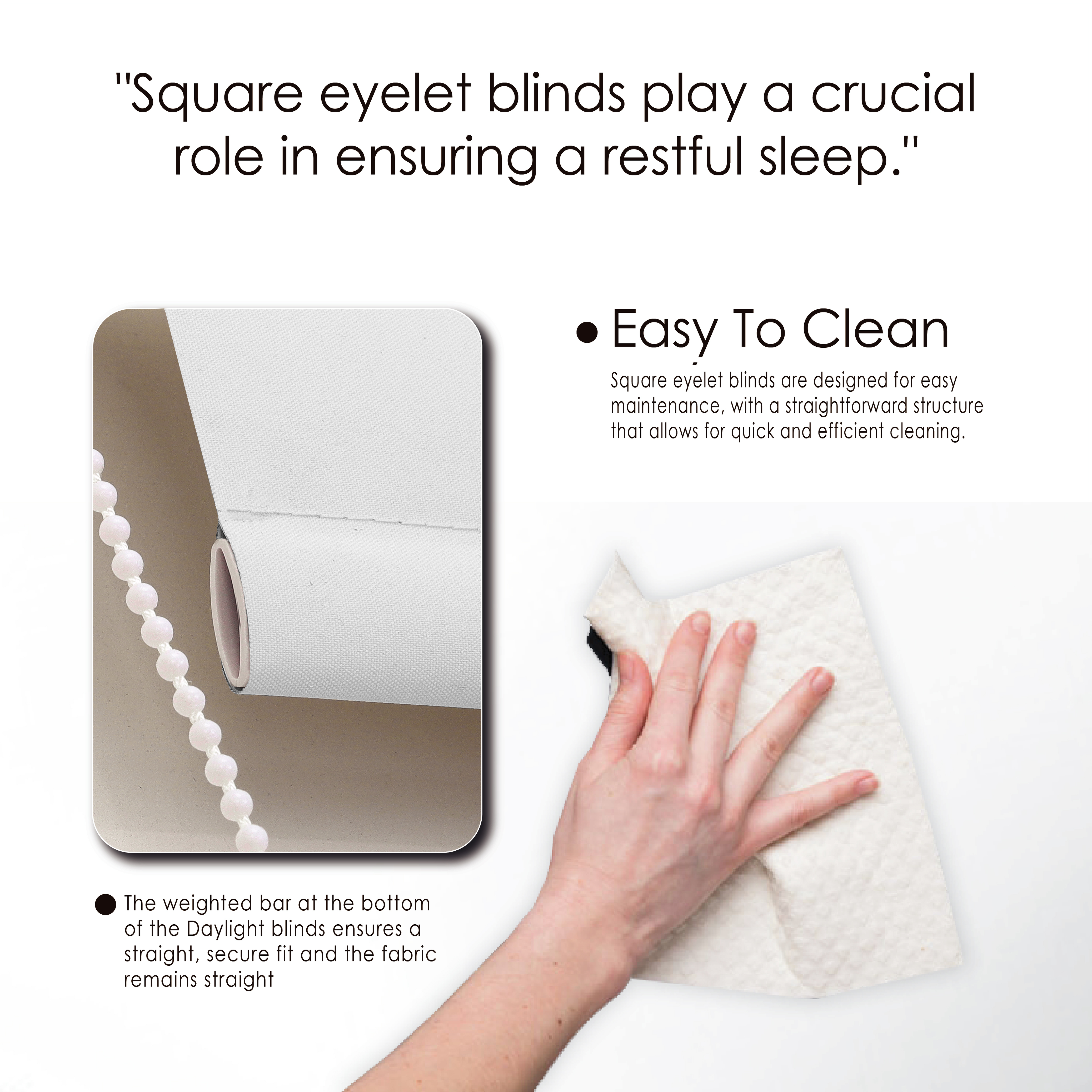 Waterproof Eyelet Blinds 