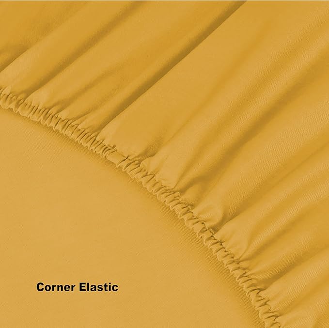 Elastic Corner  Microfiber fitted sheet 
