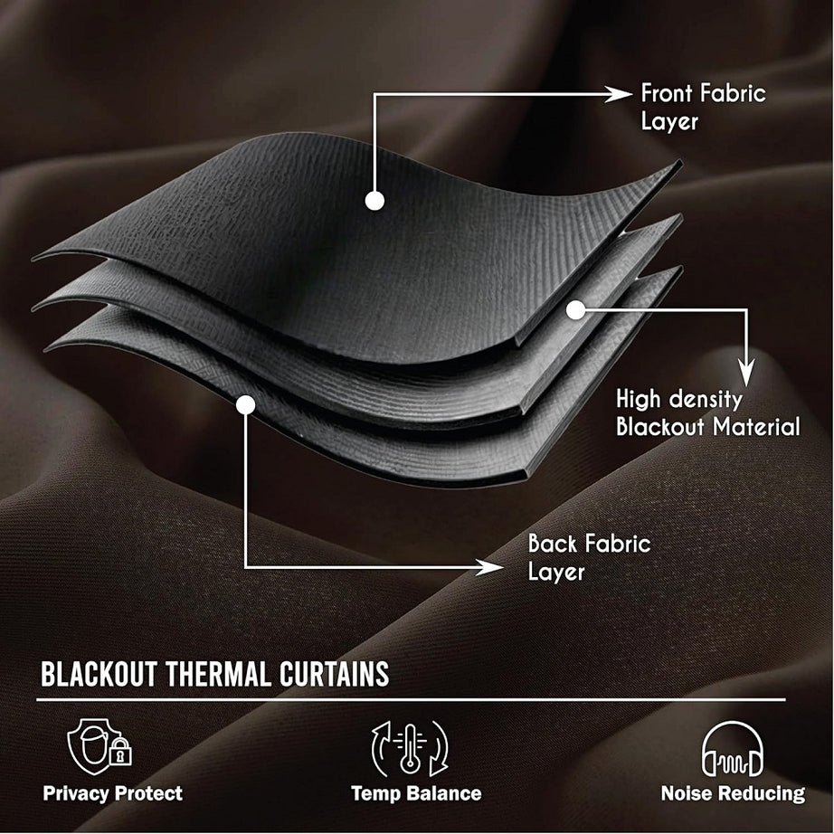 Full blackout curtains